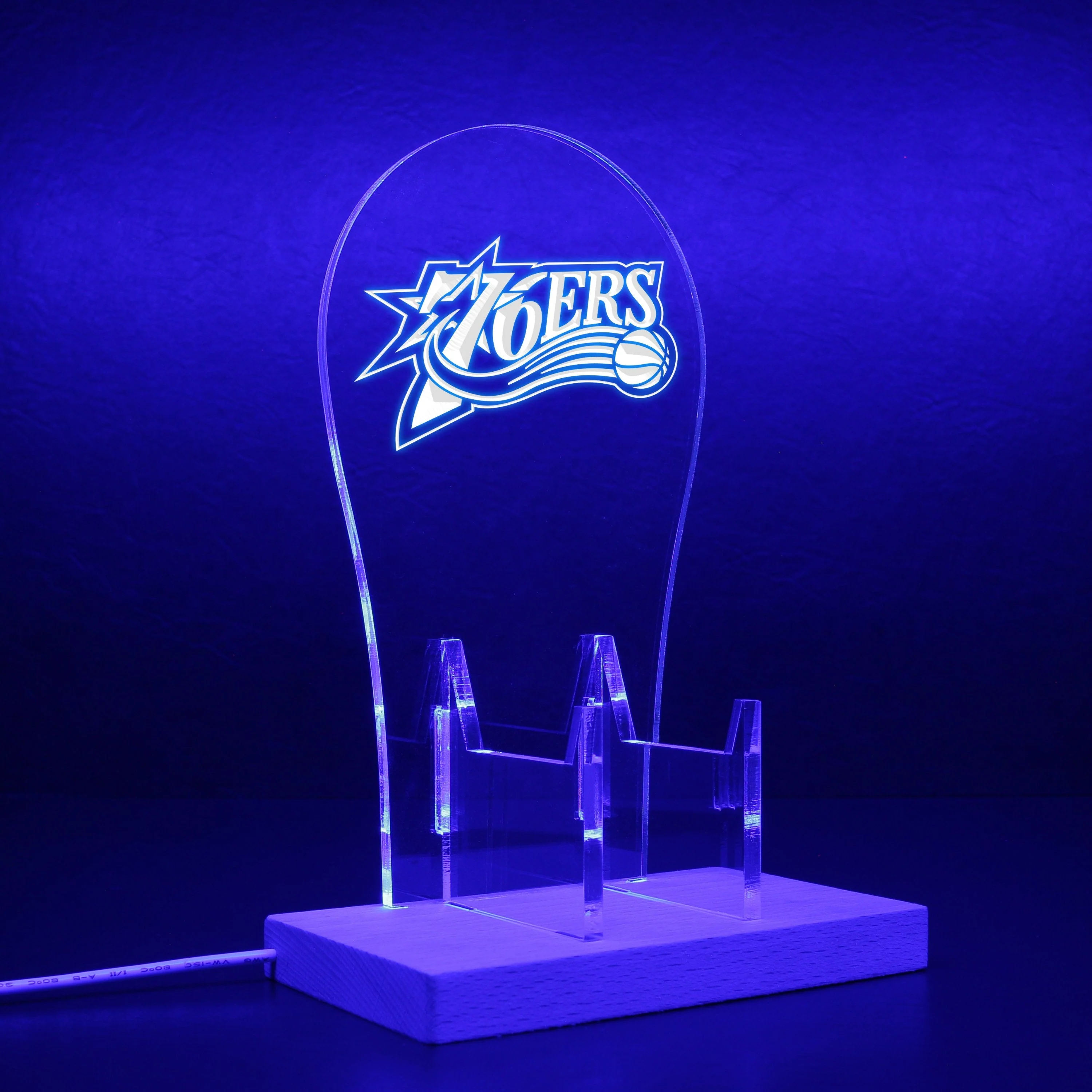 Philadelphia 76ers LED Gaming Headset Controller Stand - Image 8
