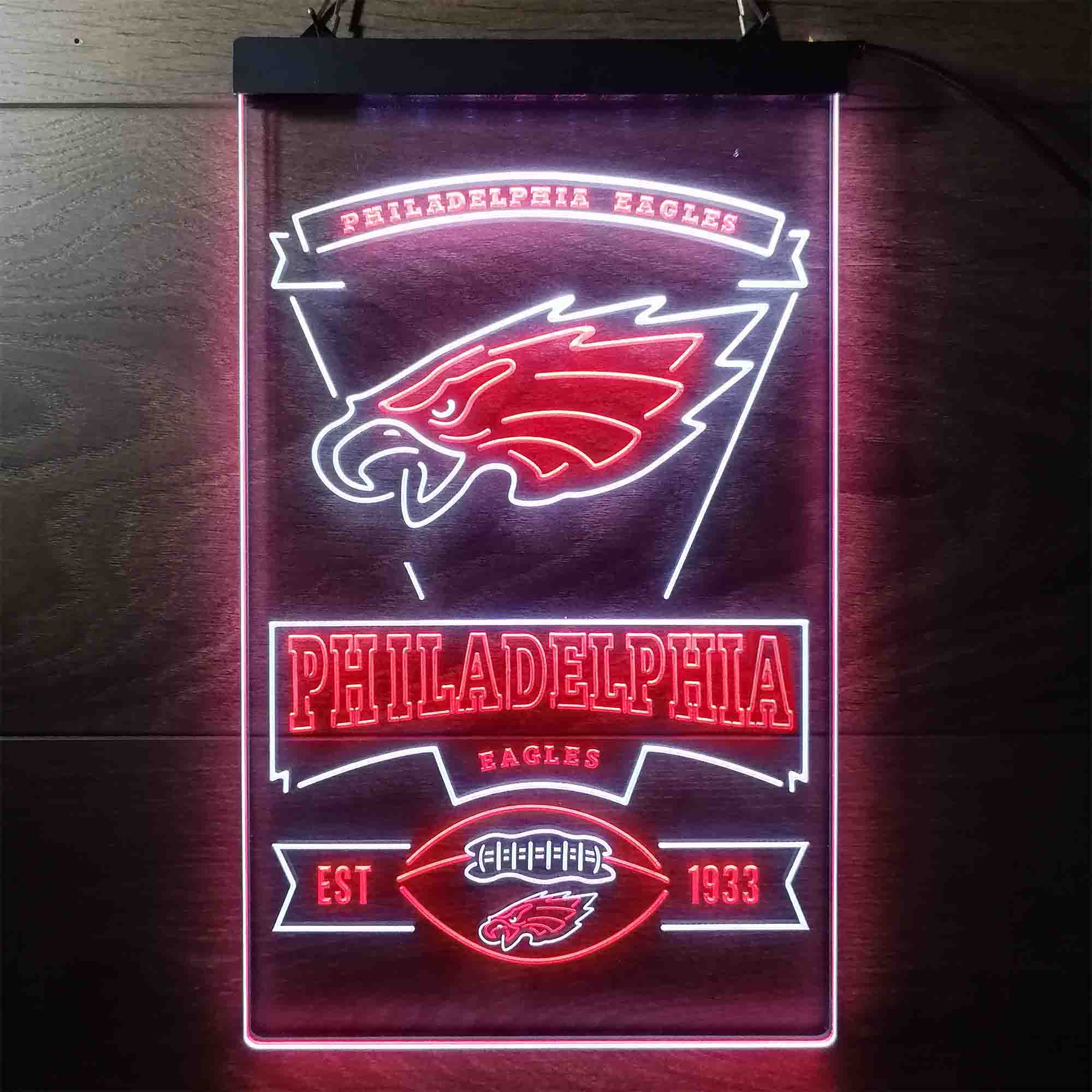 Philadelphia Eagles Est 1933 LED Heritage Sign - Image 11
