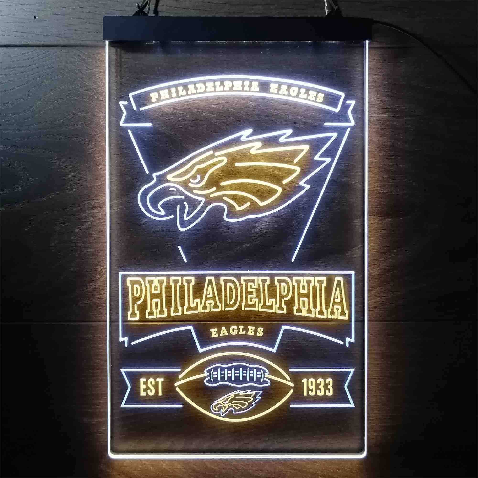 Philadelphia Eagles Est 1933 LED Heritage Sign - Image 12