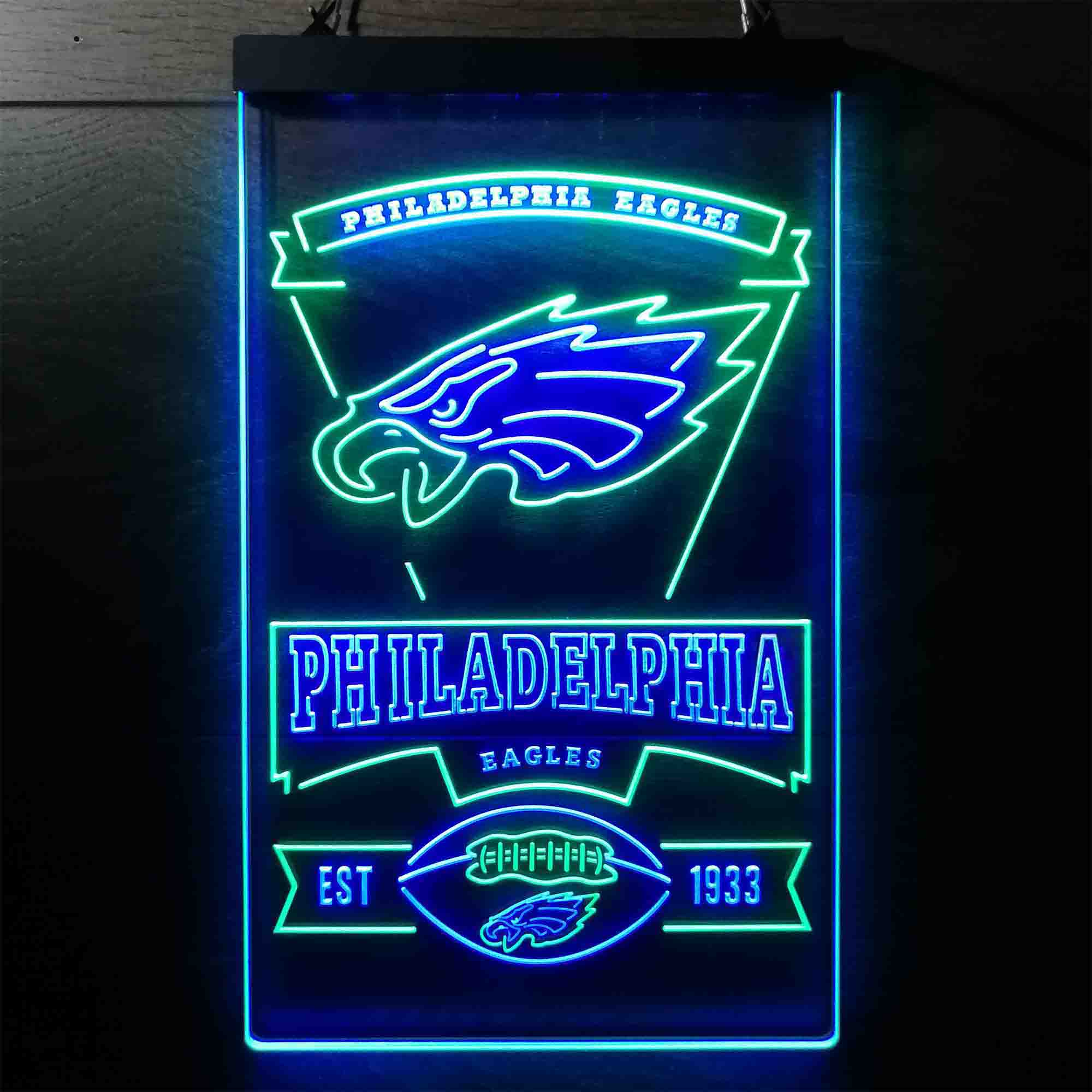 Philadelphia Eagles Est 1933 LED Heritage Sign - Image 2