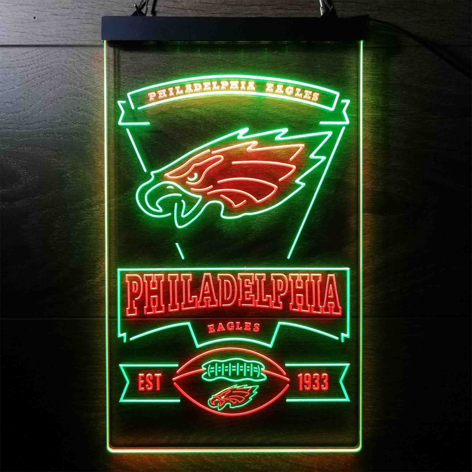 Philadelphia Eagles Est 1933 LED Heritage Sign - Image 3