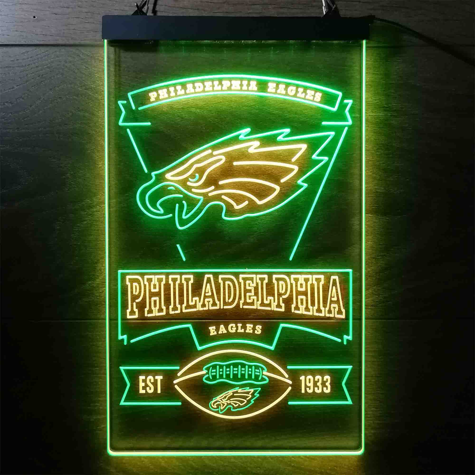 Philadelphia Eagles Est 1933 LED Heritage Sign - Image 4