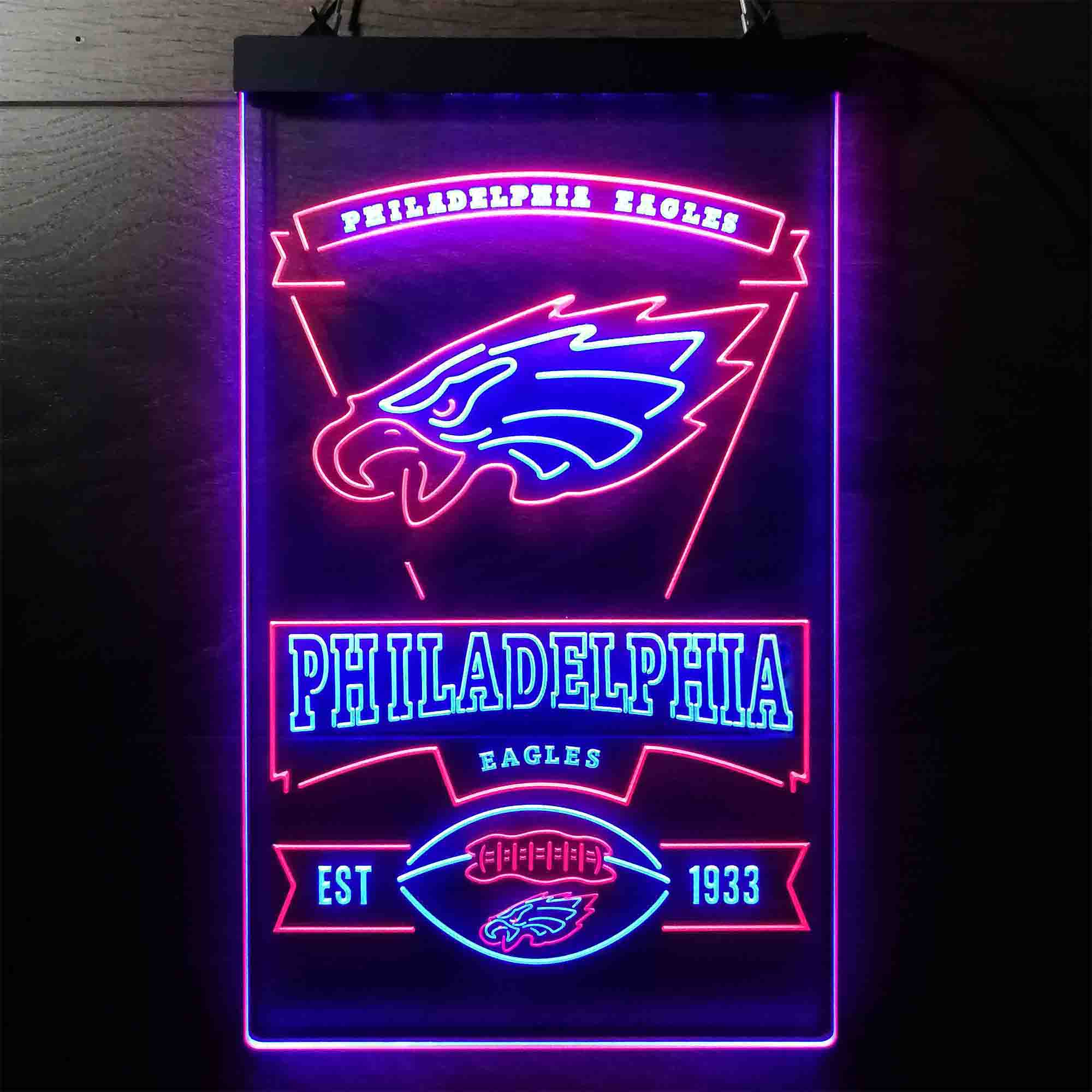 Philadelphia Eagles Est 1933 LED Heritage Sign - Image 5