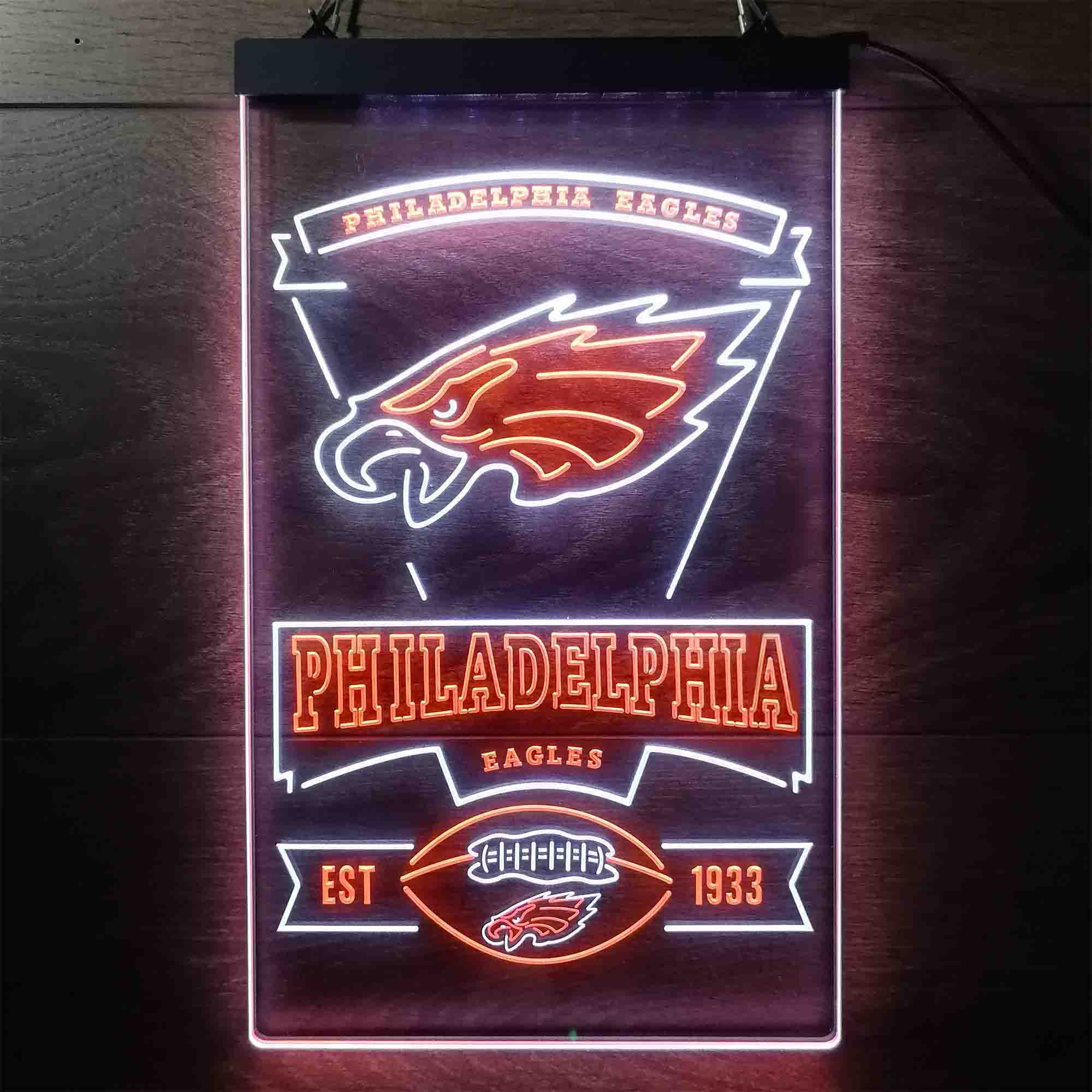 Philadelphia Eagles Est 1933 LED Heritage Sign - Image 9