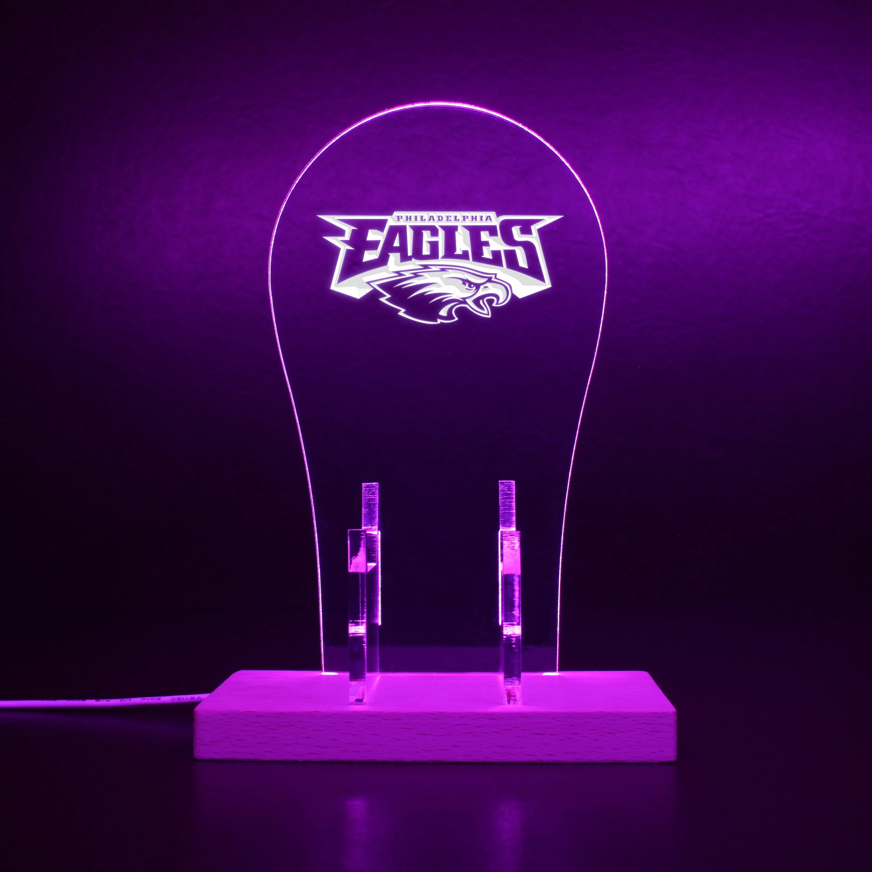 Philadelphia Eagles Gaming Station LED Stand - Image 7