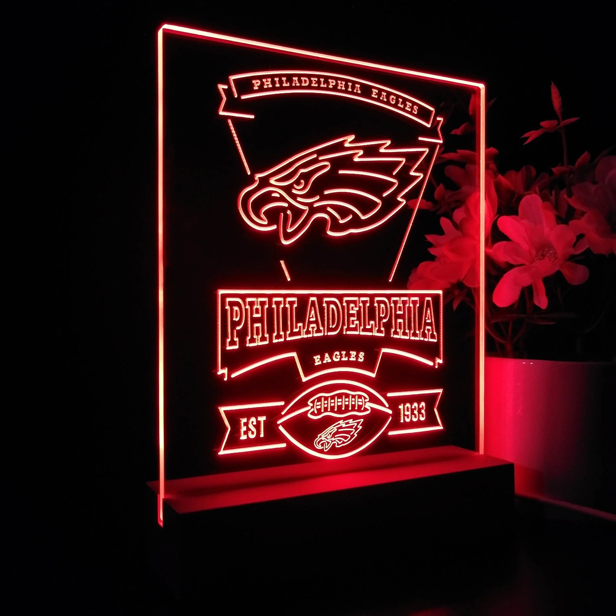 Philadelphia Eagles LED Desk Lamp Sign - Image 6