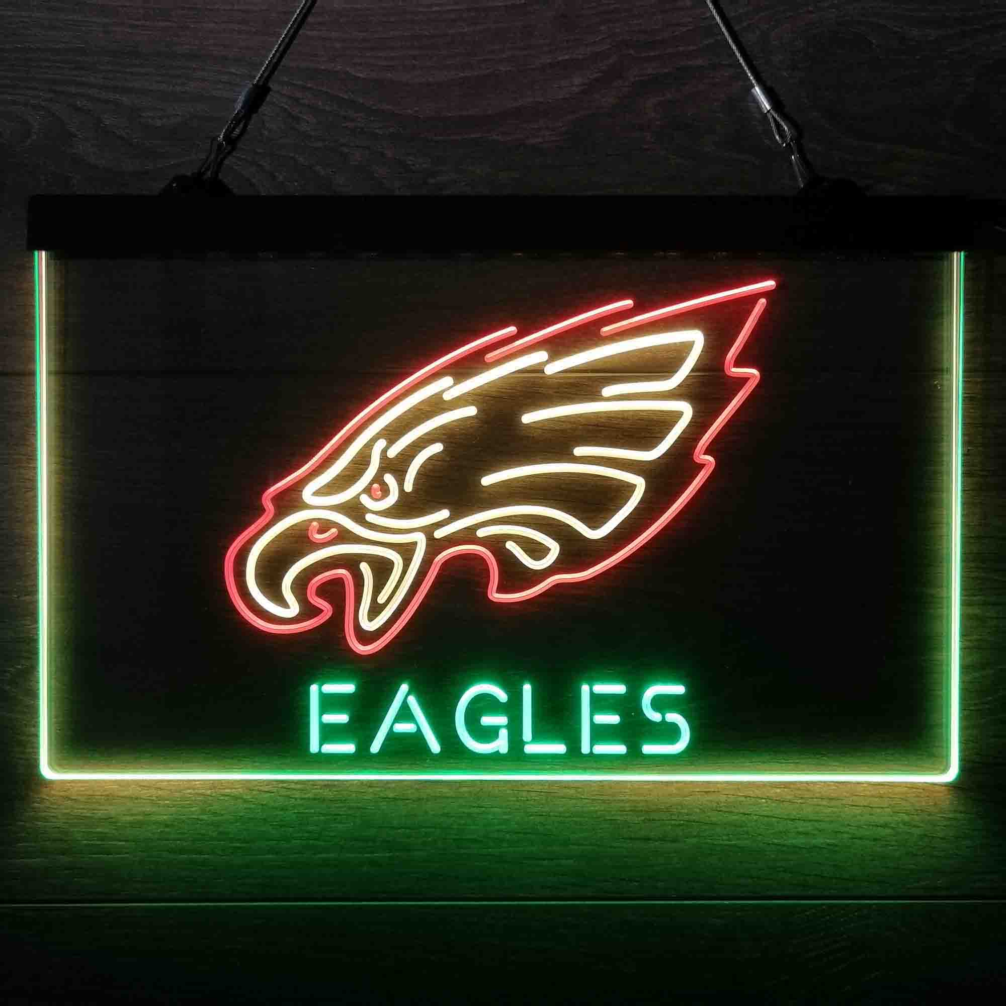 Philadelphia Eagles Neon 3-Color LED Sign - Image 3