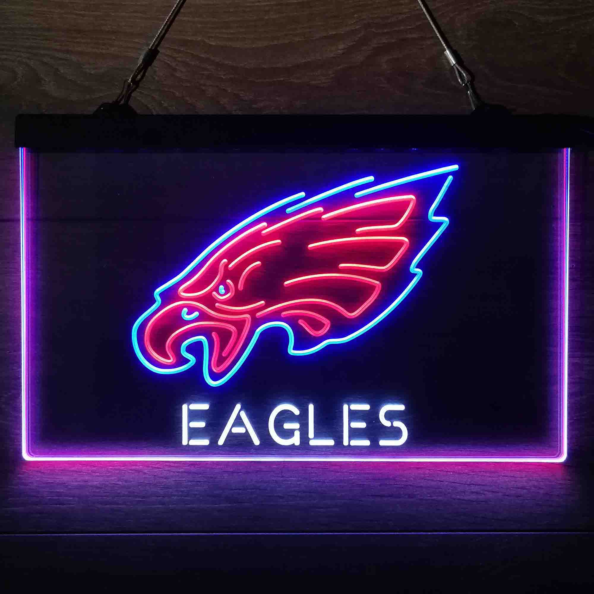 Philadelphia Eagles Neon 3-Color LED Sign - Image 4