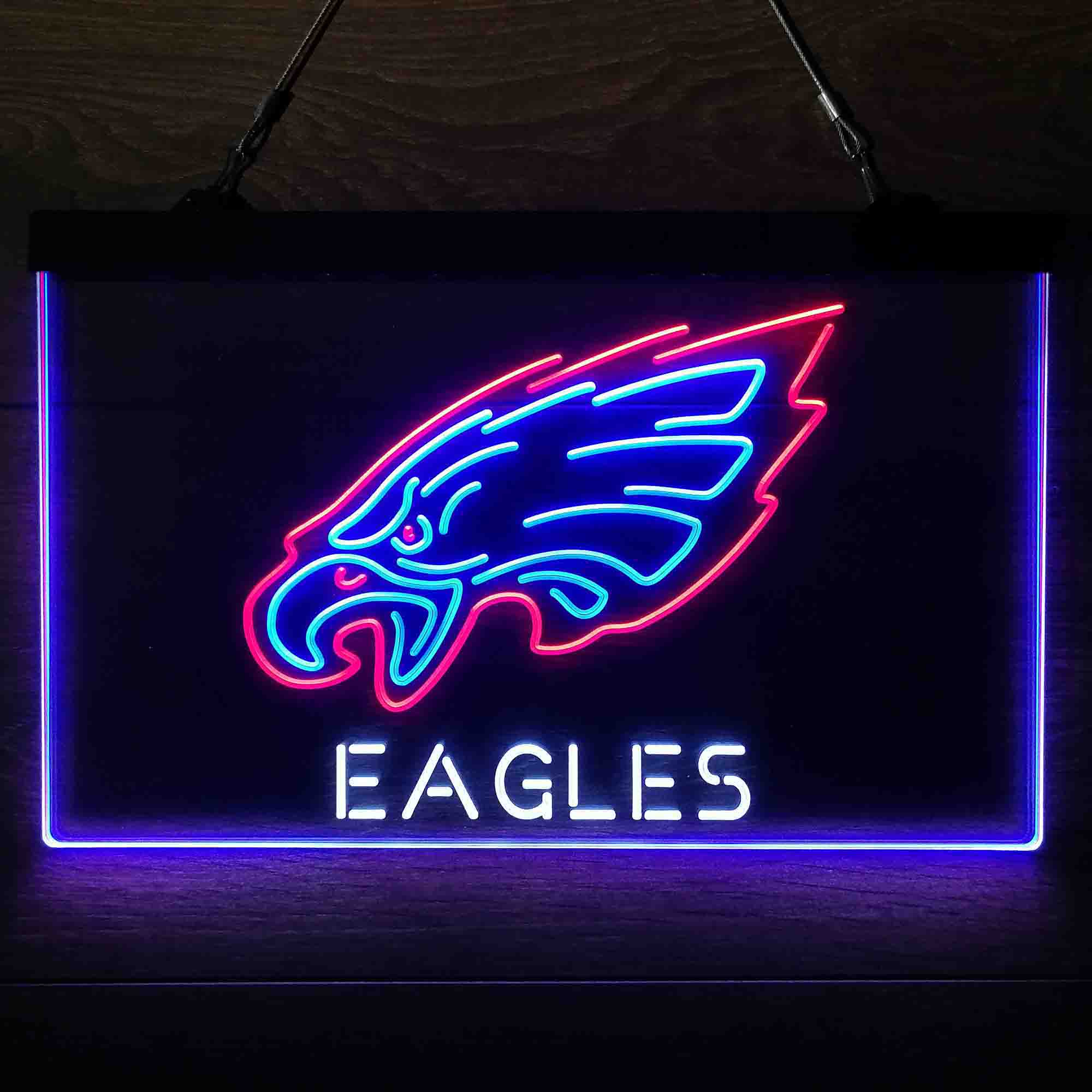 Philadelphia Eagles Neon 3-Color LED Sign - Image 6