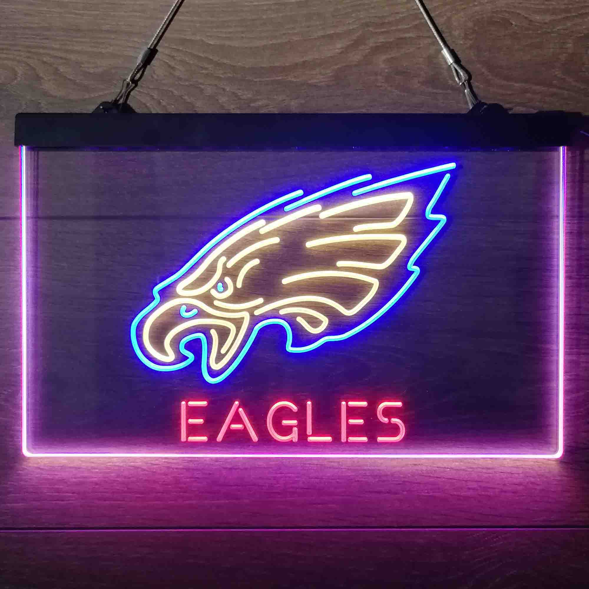 Philadelphia Eagles Neon 3-Color LED Sign - Image 9