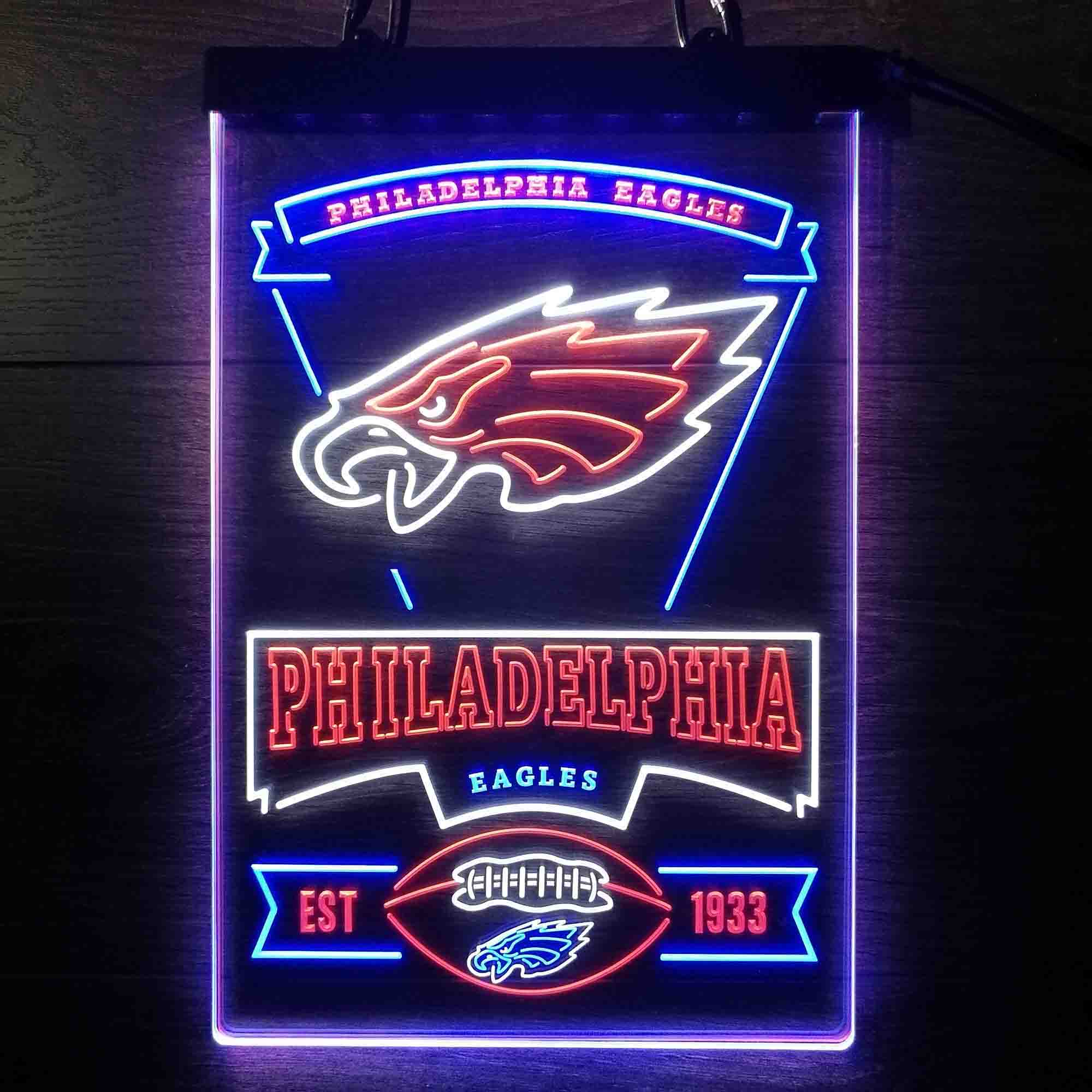 Philadelphia Eagles Multi-Color LED Neon Sign - Image 6