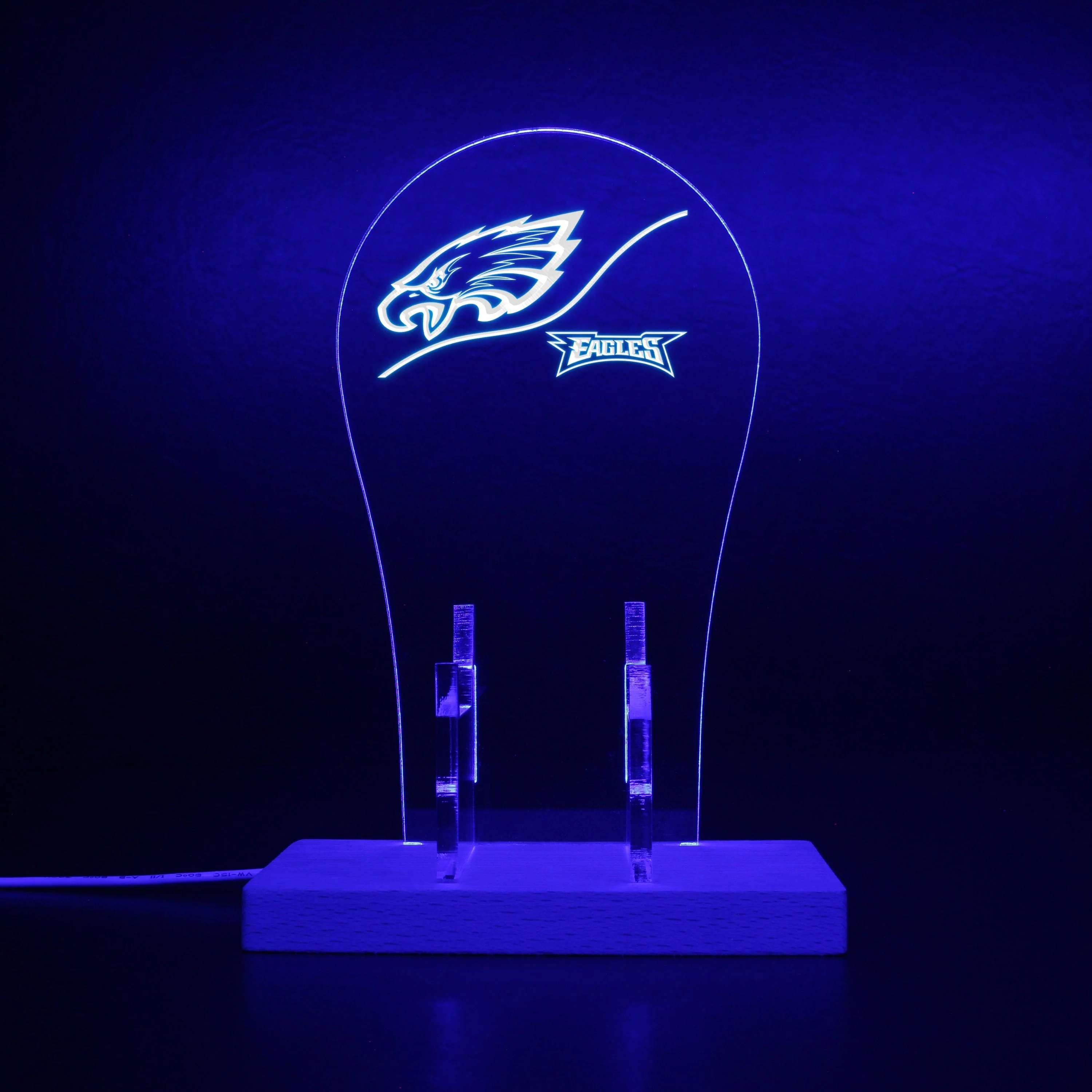 Philadelphia Eagles NFL LED Gaming Headset Controller Stand with RGB Lights - Image 5