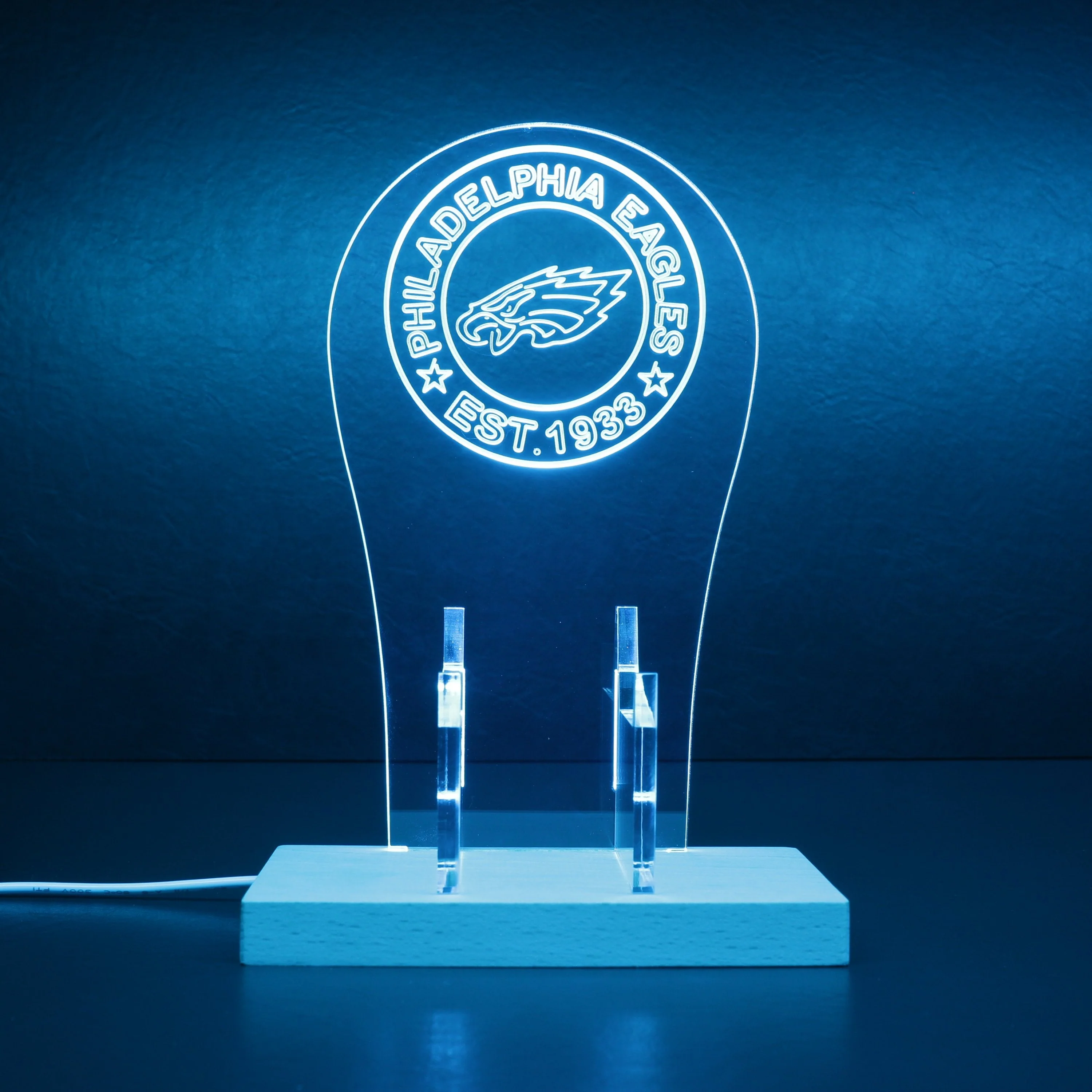 Philadelphia Eagles RGB Gaming Station Stand - Image 4