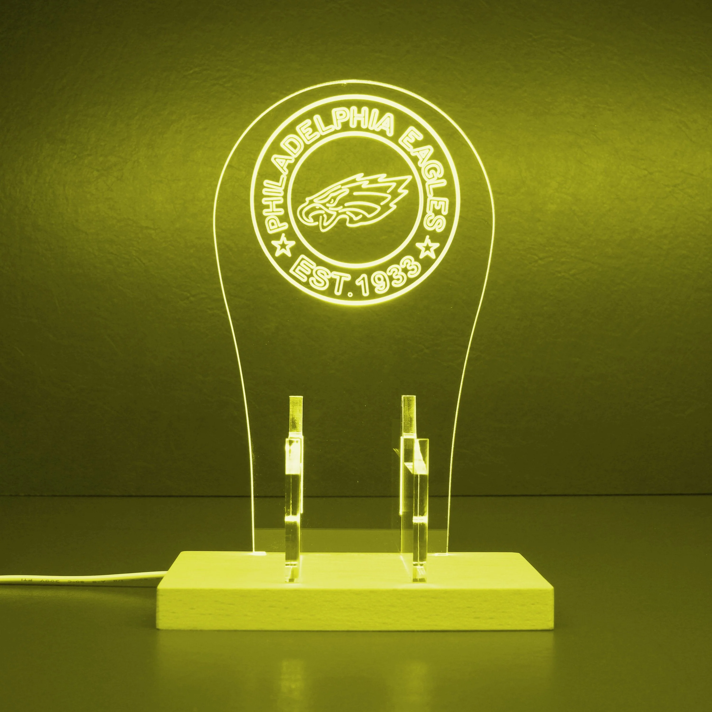 Philadelphia Eagles RGB Gaming Station Stand - Image 5