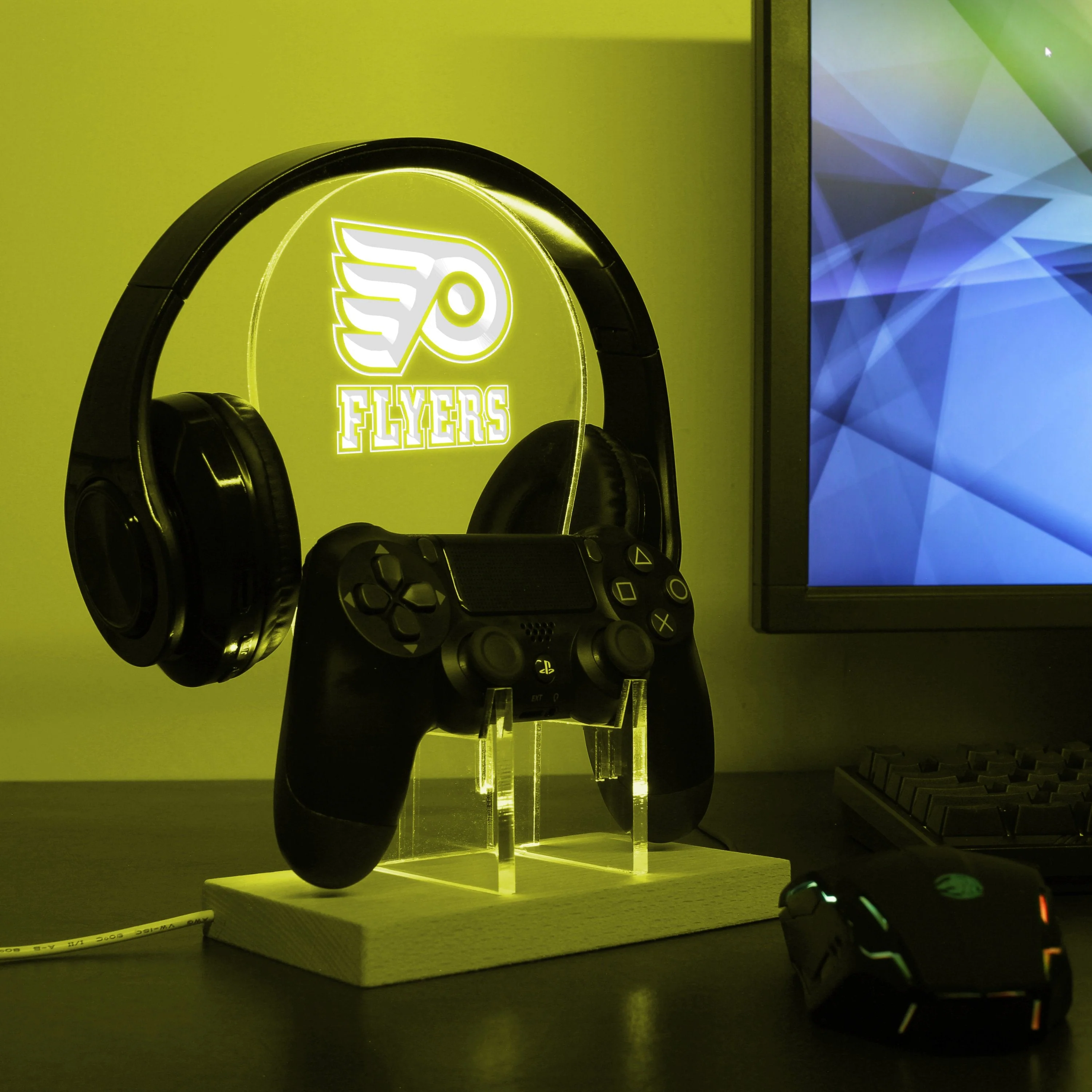 Philadelphia Flyers LED Gaming Headset Controller Stand - Image 3