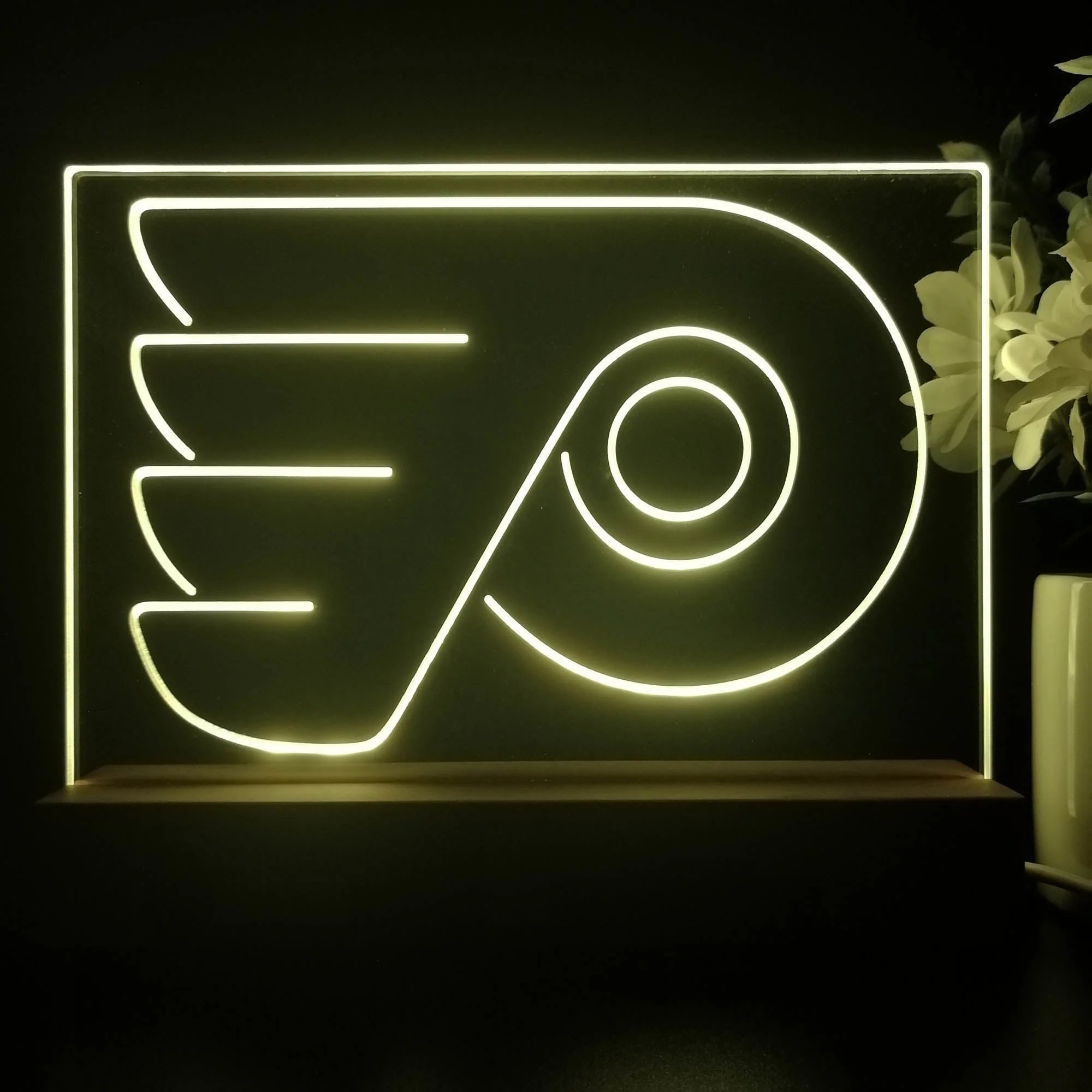 Philadelphia Flyers Night Light Pub Bar Lamp - Image 4