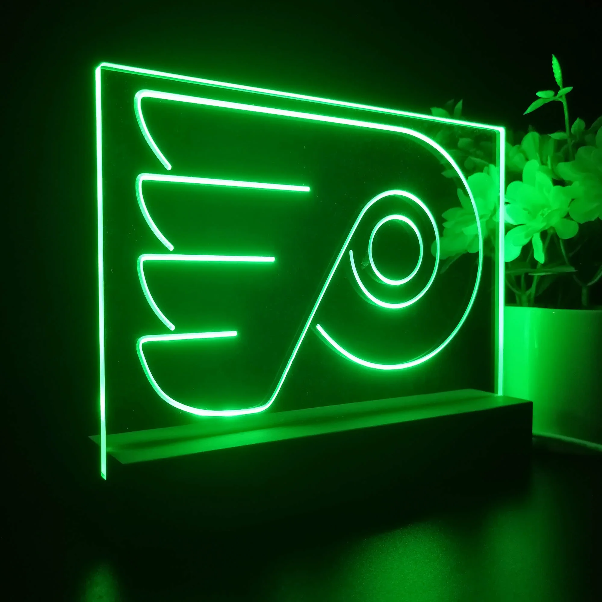 Philadelphia Flyers Night Light Pub Bar Lamp - Image 5