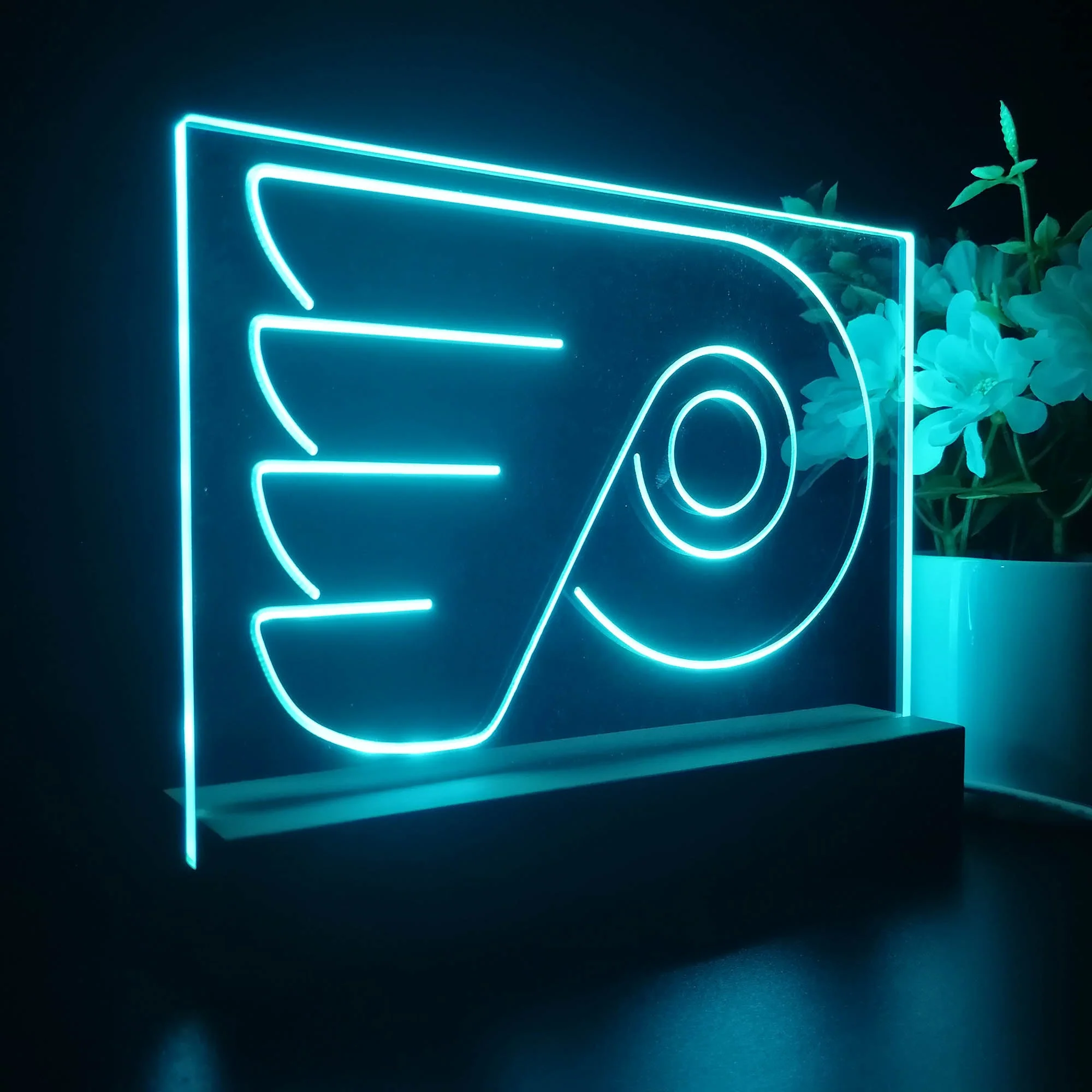 Philadelphia Flyers Night Light Pub Bar Lamp - Image 6