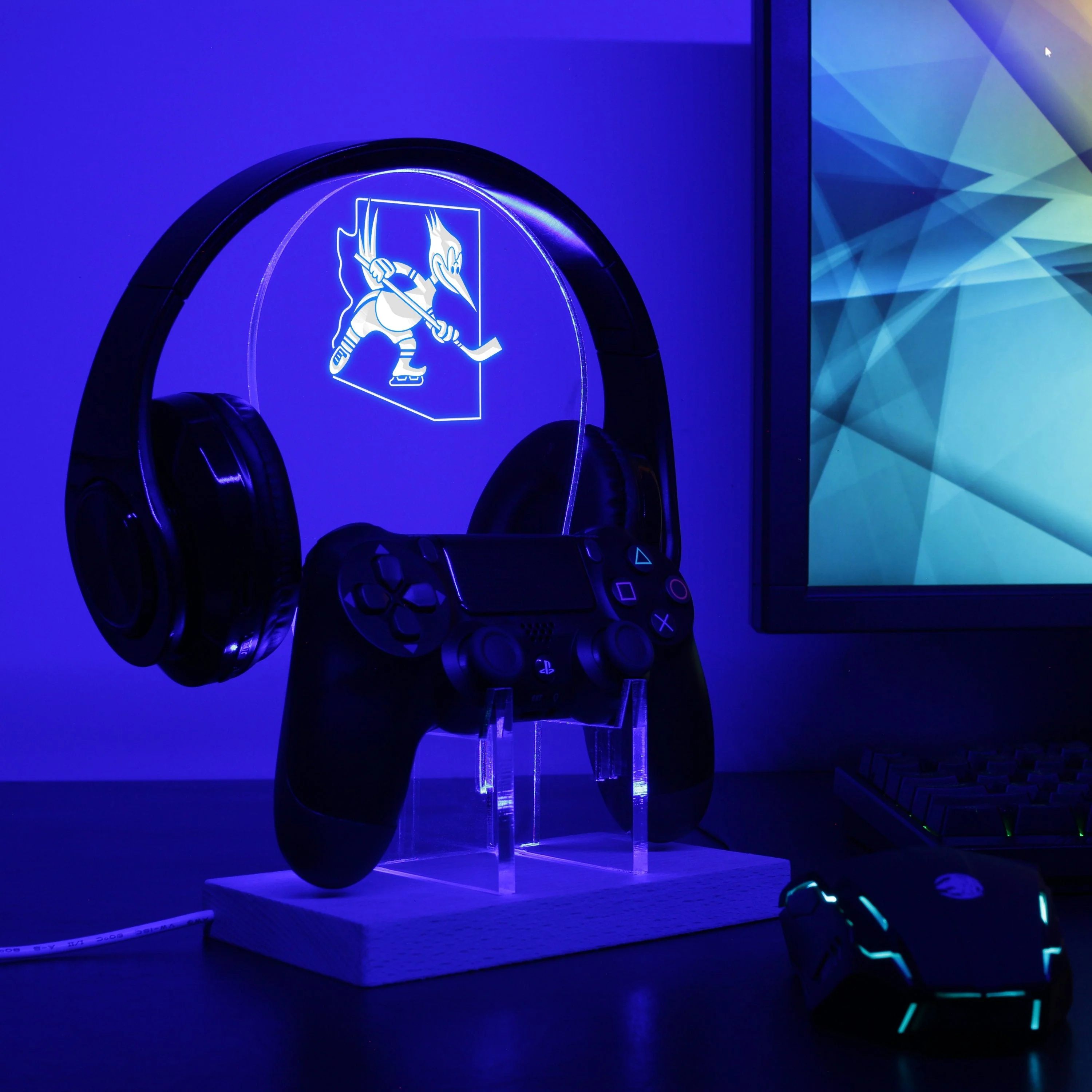 Phoenix Roadrunners LED Gaming Headset Controller Stand - Image 3