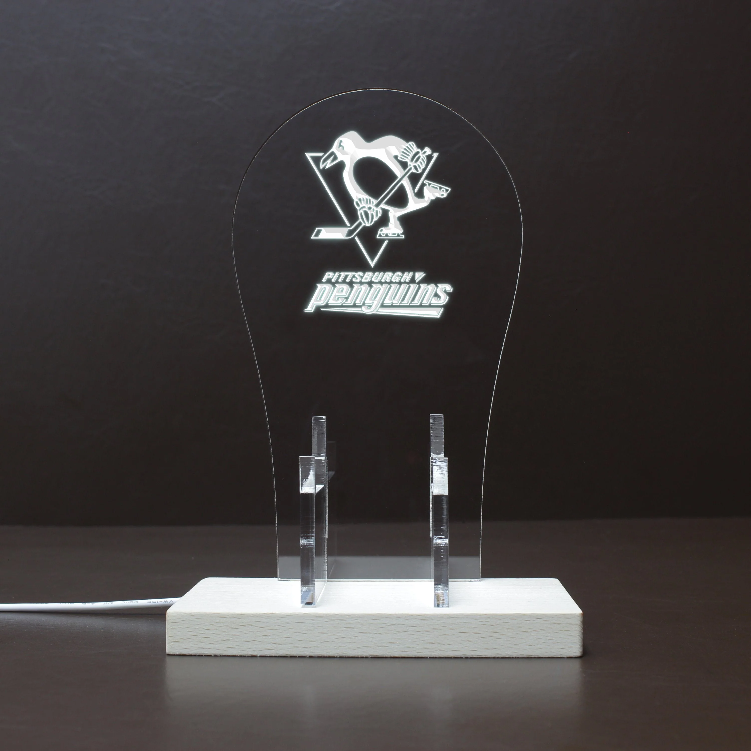 Pittsburgh Penguins LED Gaming Headset Controller Stand - Image 10
