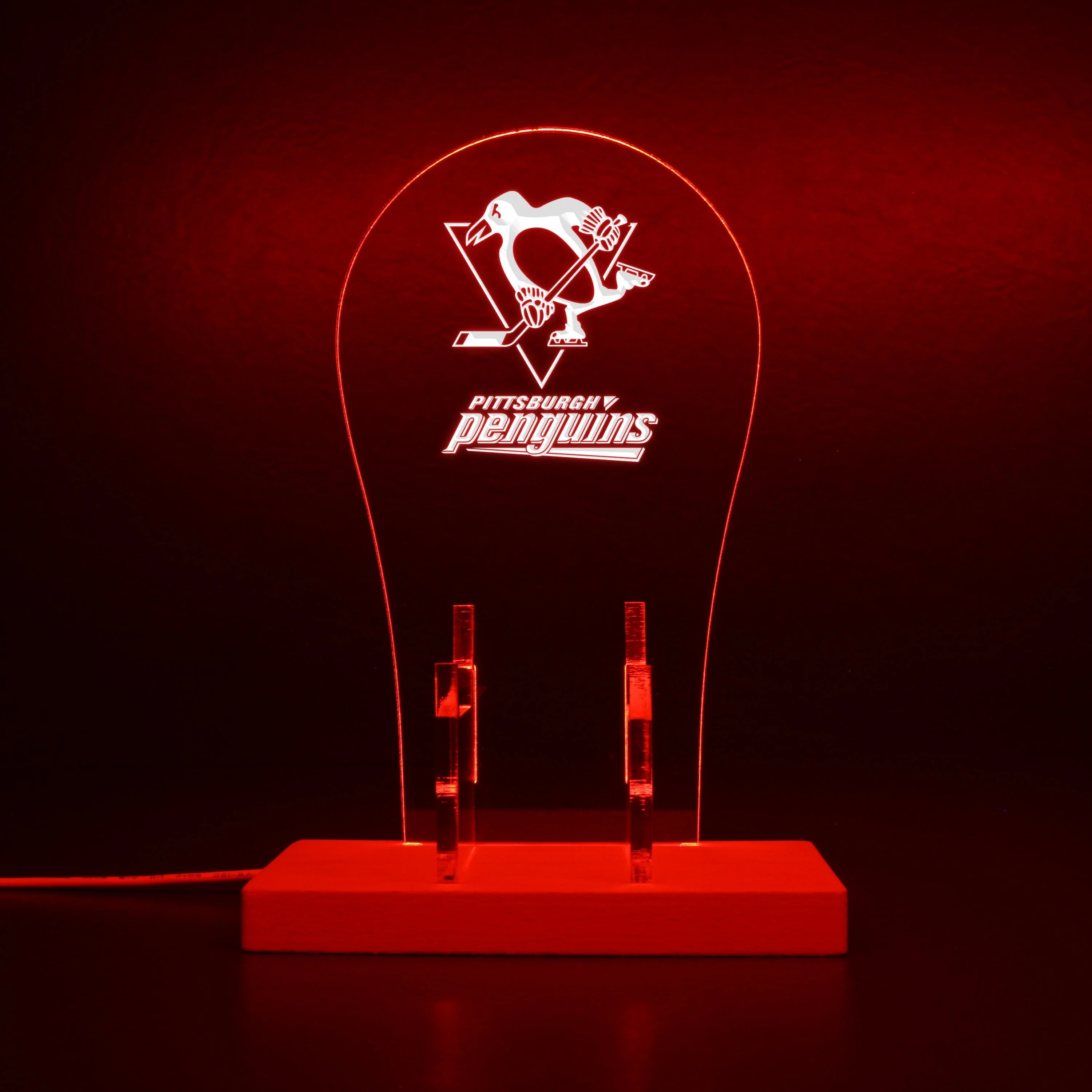 Pittsburgh Penguins LED Gaming Headset Controller Stand - Image 5