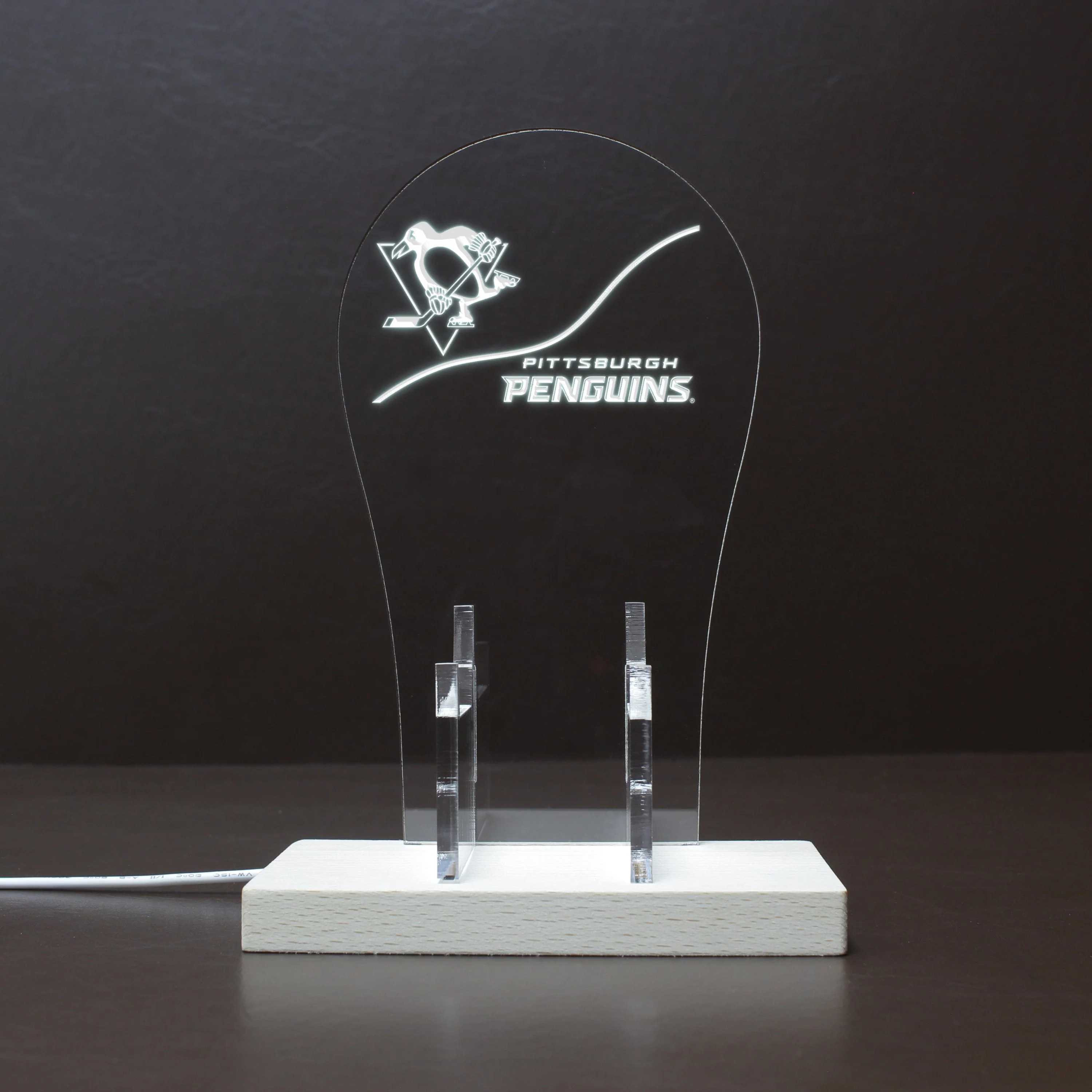 Pittsburgh Penguins LED Gaming Headset Controller Stand - Image 10