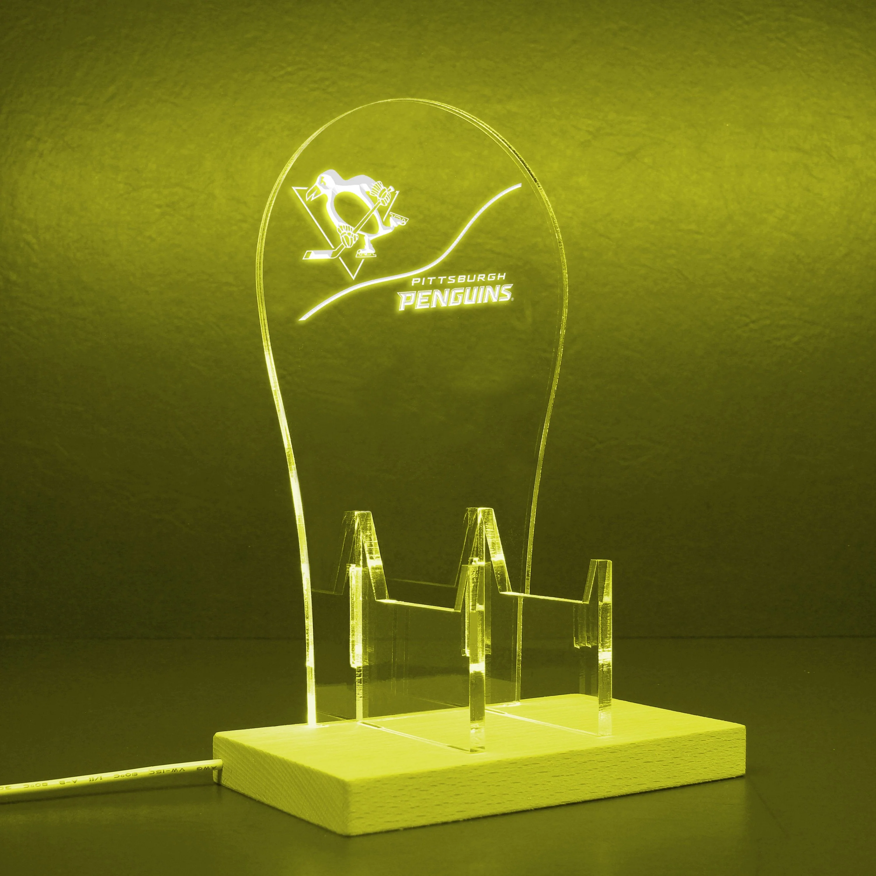 Pittsburgh Penguins LED Gaming Headset Controller Stand - Image 8