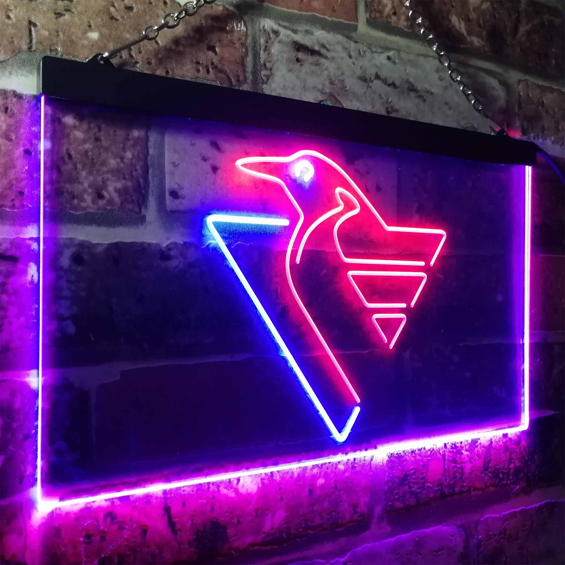 Pittsburgh Penguins Ice Hockey Neon-Like LED Sign - Image 24