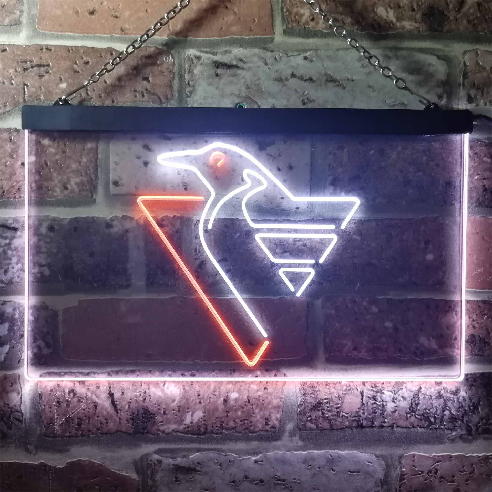 Pittsburgh Penguins Ice Hockey Neon-Like LED Sign - Image 9