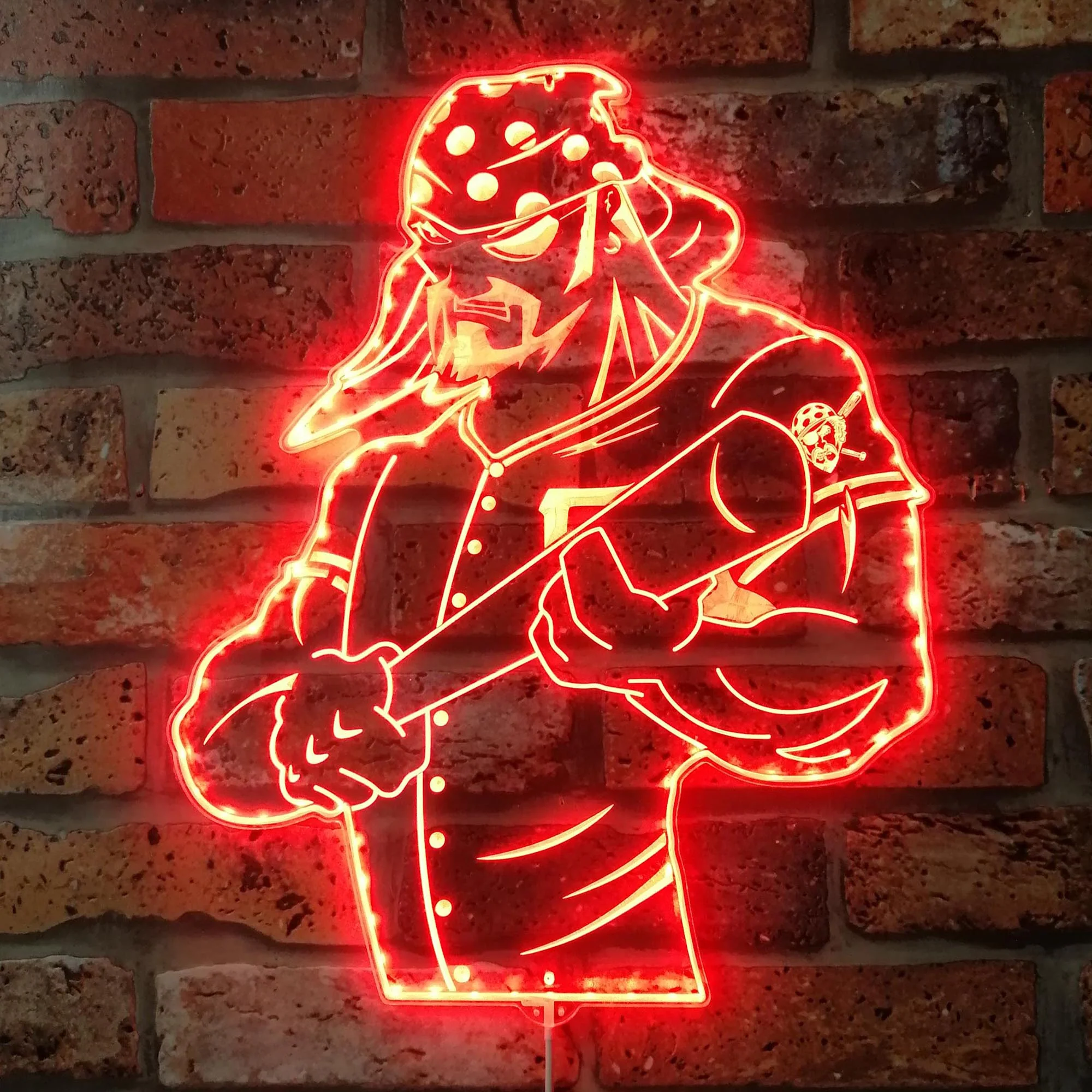Pittsburgh Pirates Baseball Neon LED Sign with Dynamic RGB Colors - Image 3