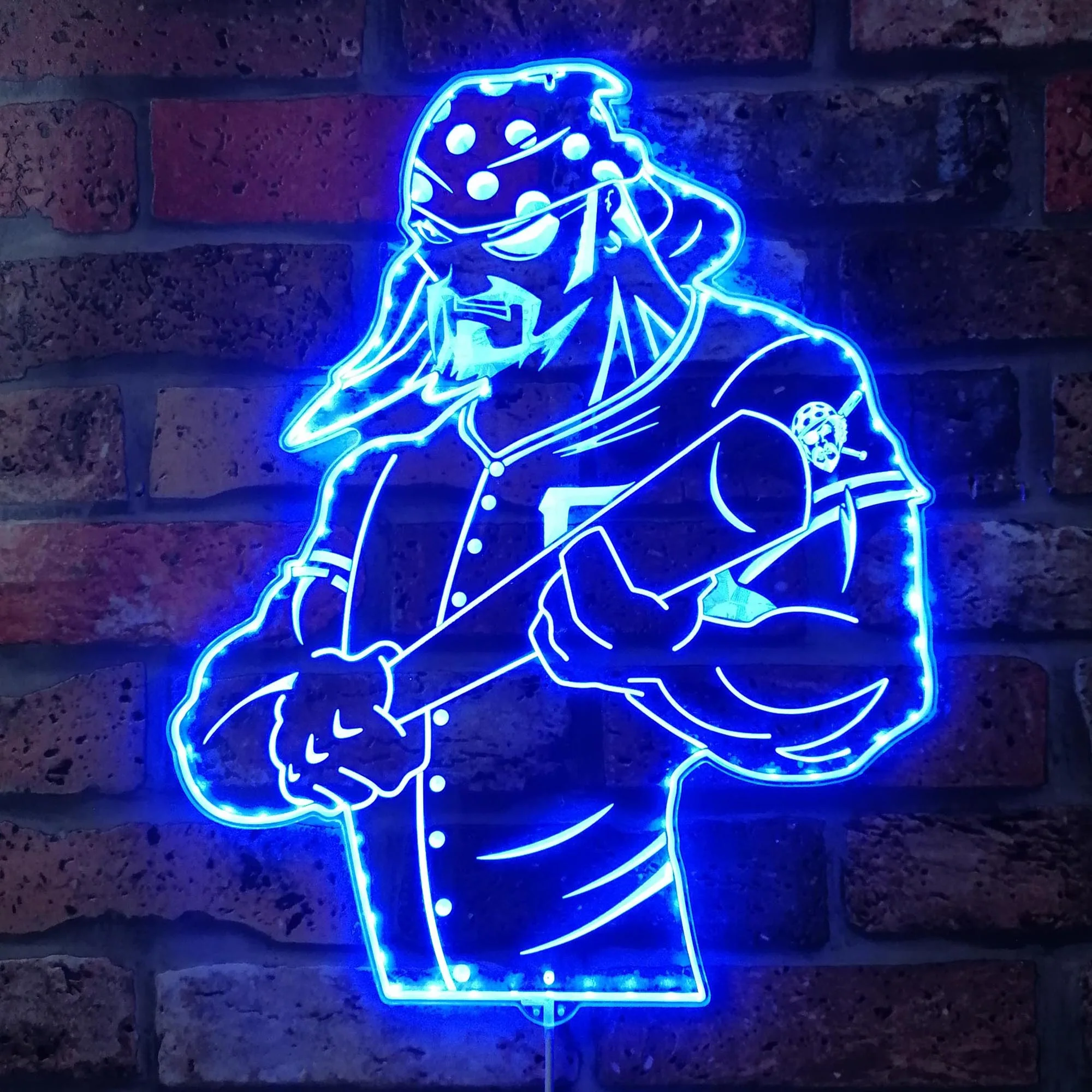 Pittsburgh Pirates Baseball Neon LED Sign with Dynamic RGB Colors - Image 4