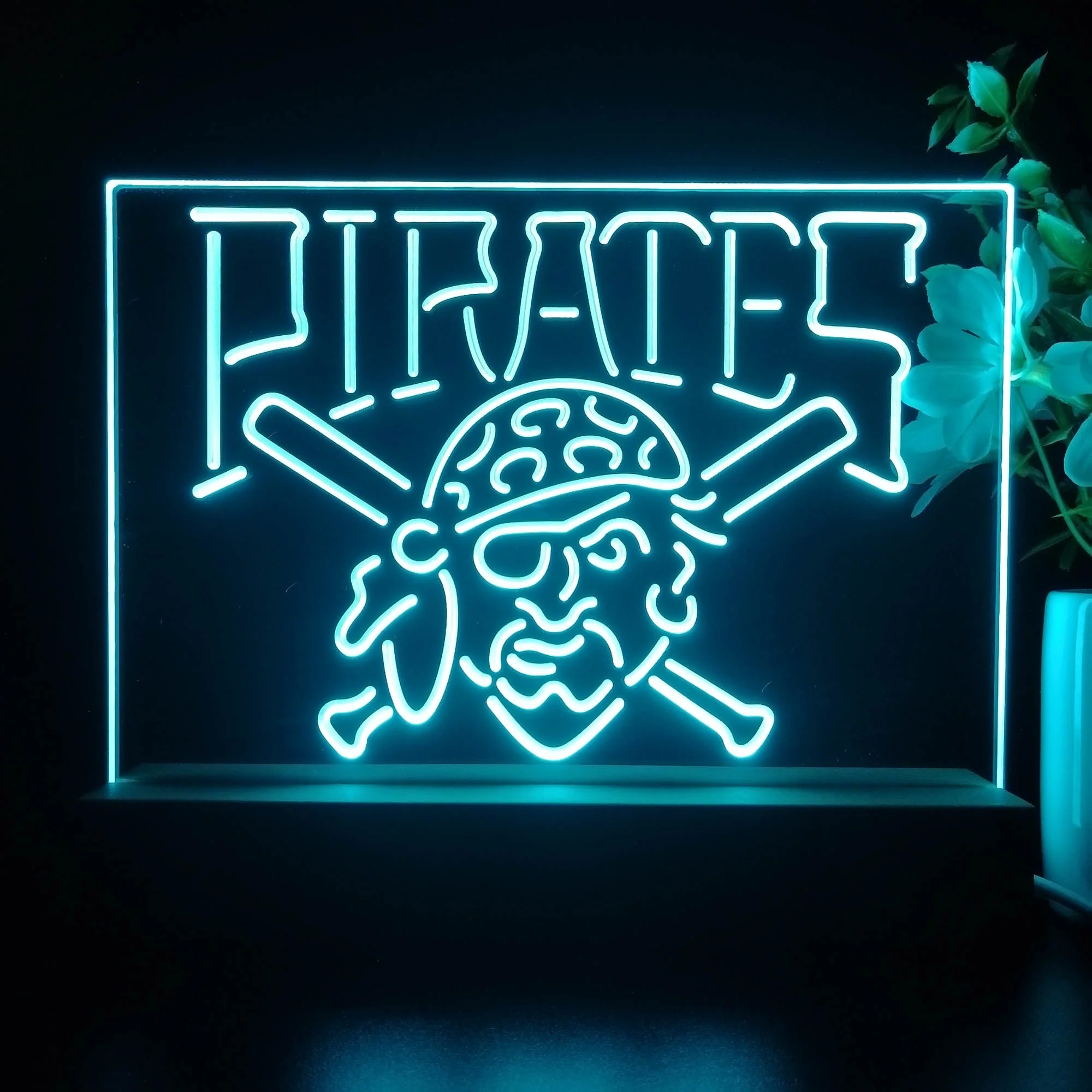 Pittsburgh Pirates Neon Sign Pub Bar Lamp - Image 4