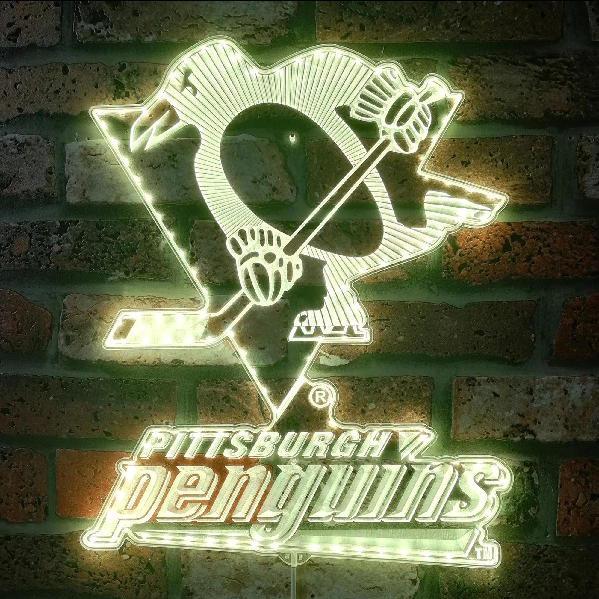Pittsburgh Steelers Neon LED Sign with Dynamic RGB Colors - Image 7