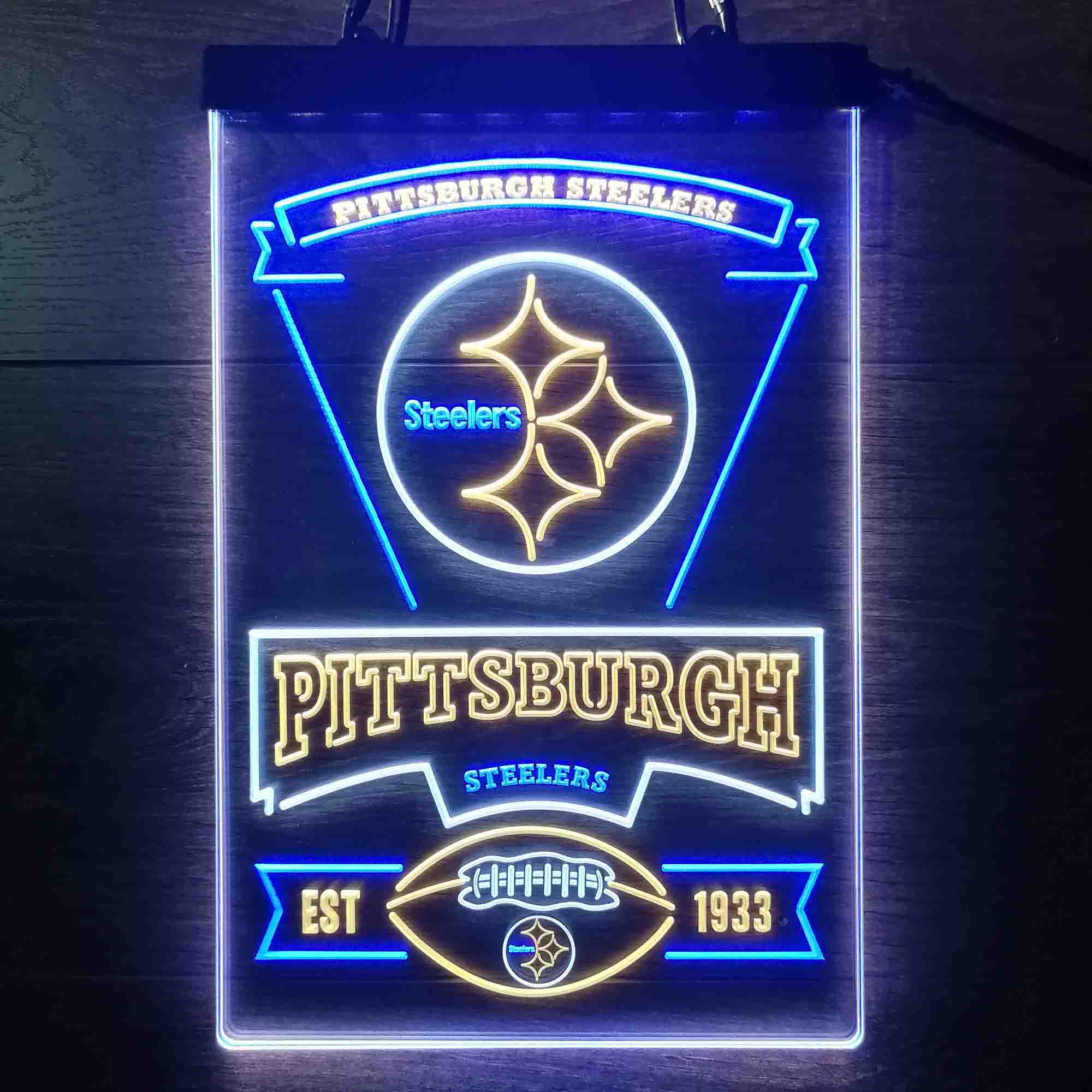Pittsburgh Steelers Neon LED Sign 3 Colors - Image 10