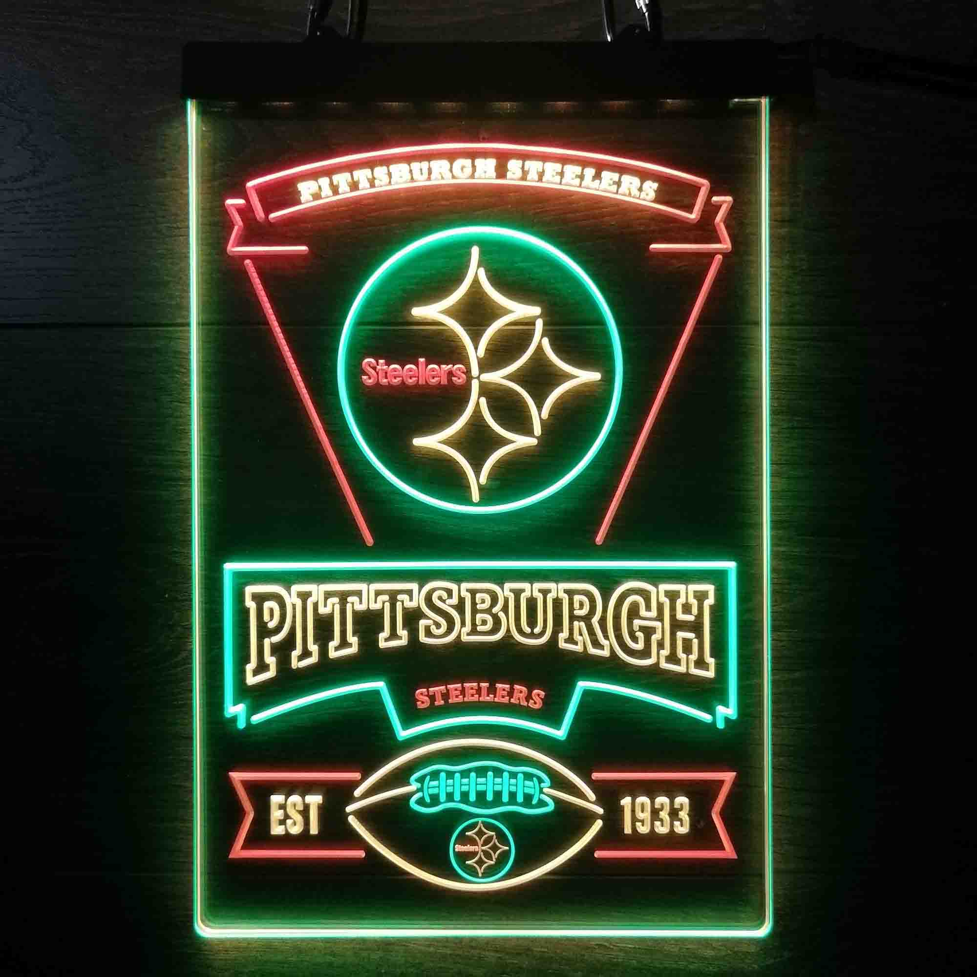 Pittsburgh Steelers Neon LED Sign 3 Colors - Image 12