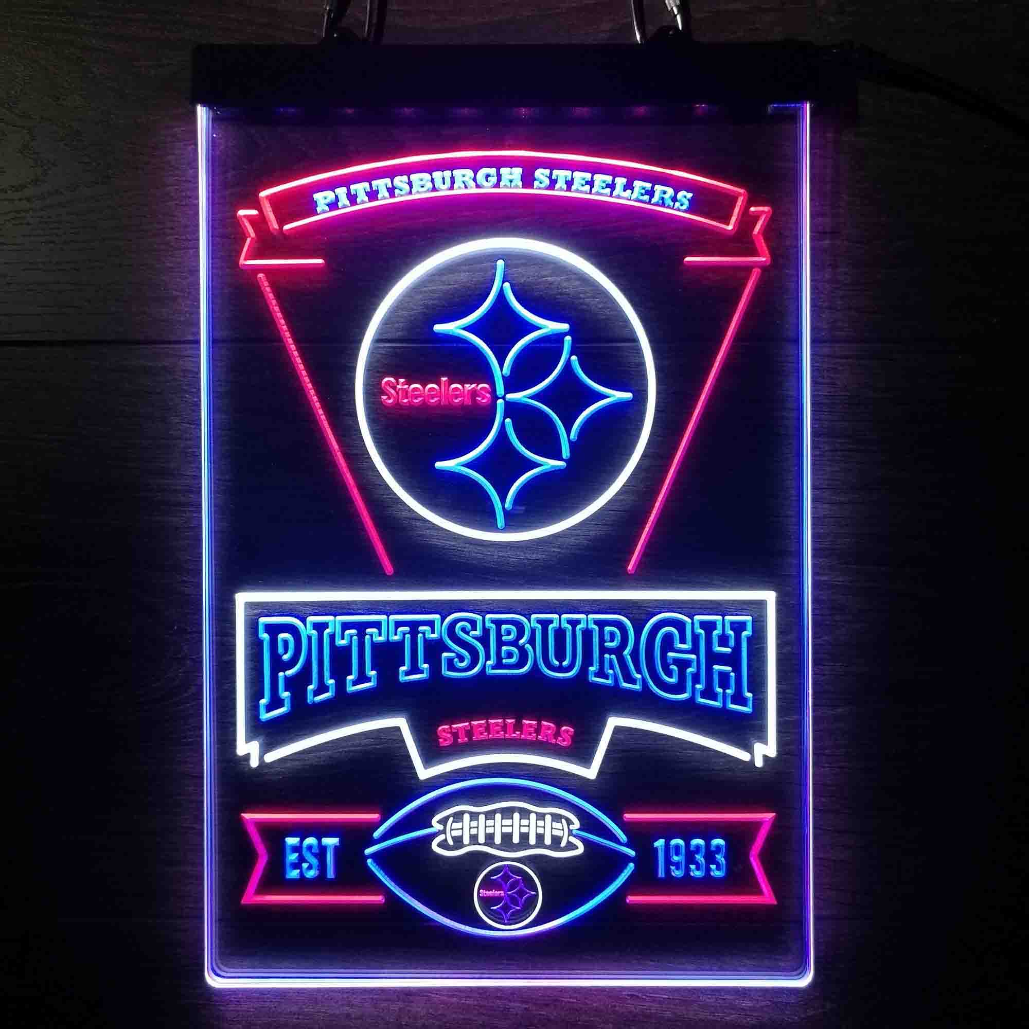 Pittsburgh Steelers Neon LED Sign 3 Colors - Image 5