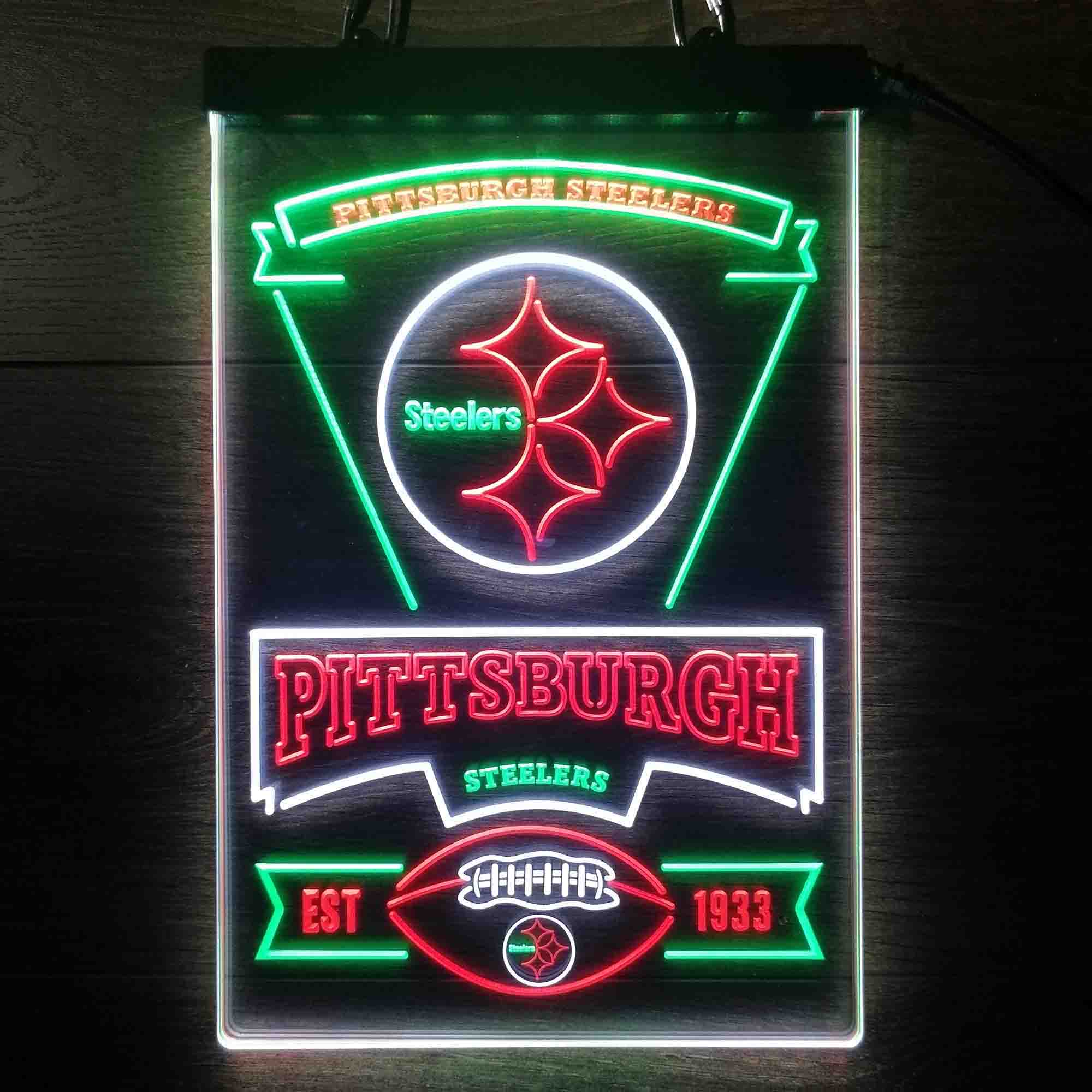 Pittsburgh Steelers Neon LED Sign 3 Colors - Image 7