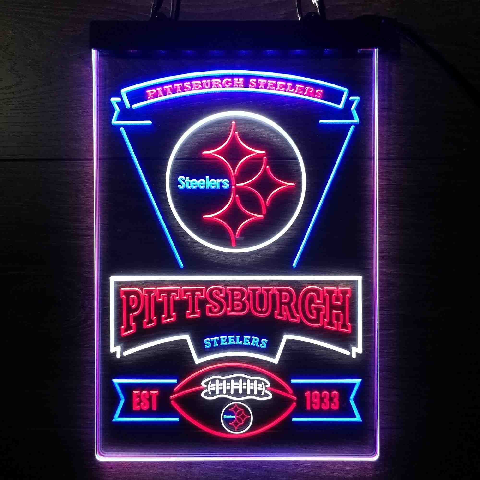 Pittsburgh Steelers Neon LED Sign 3 Colors - Image 9