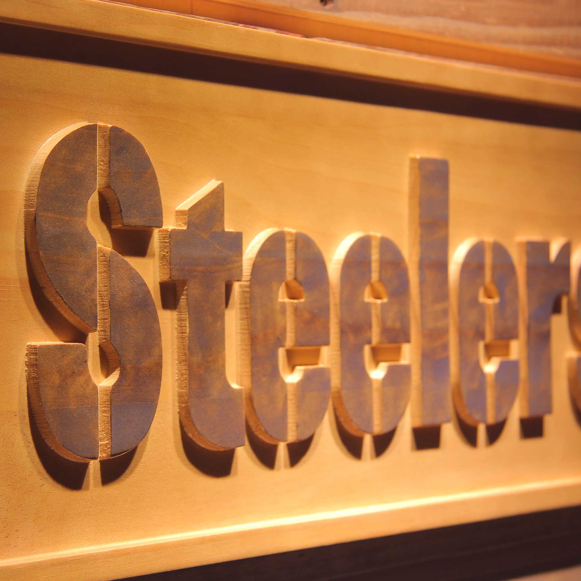 Pittsburgh Steelers,nfl 3D Solid Wooden Craving Sign - Image 5