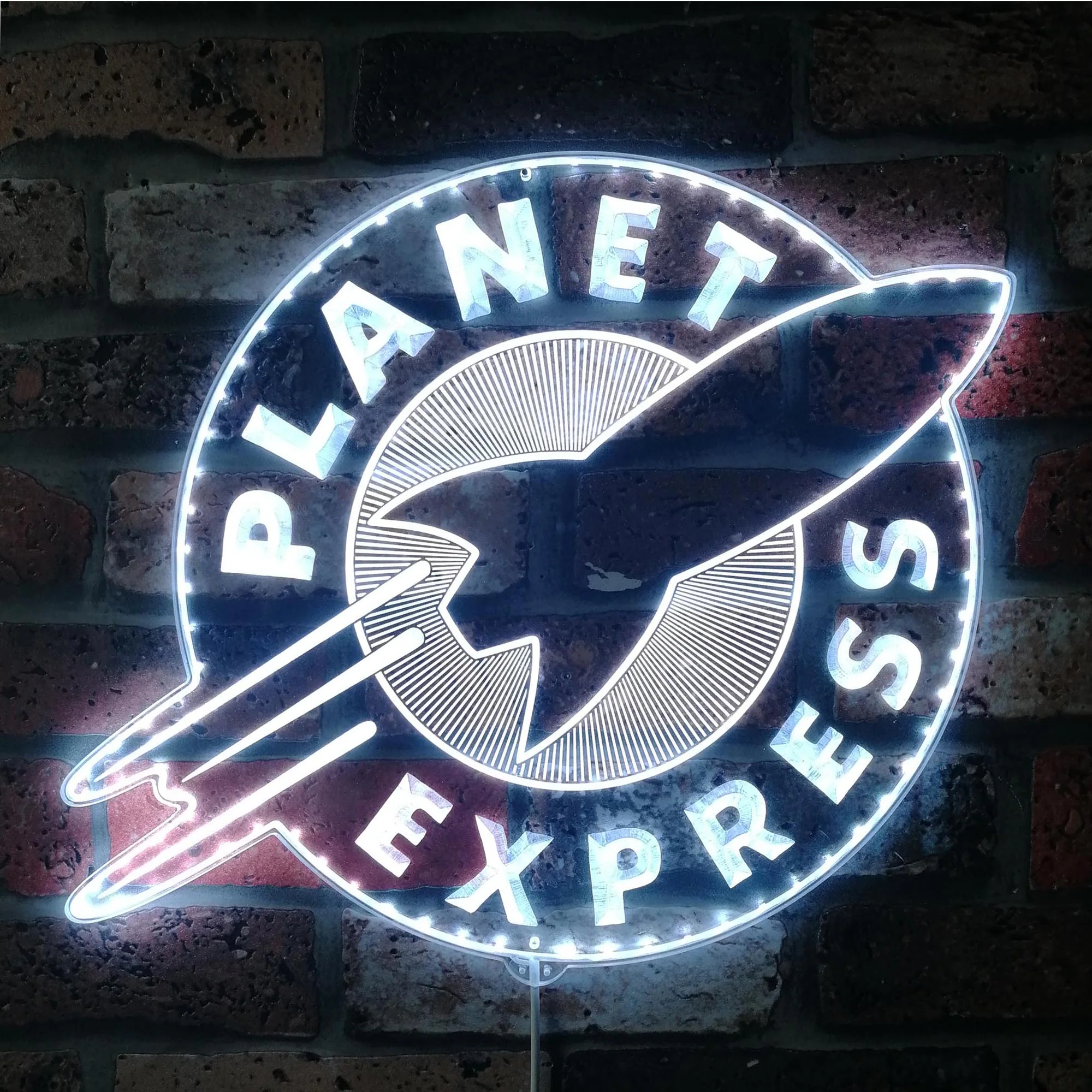 Planet Express Futurama Neon LED Sign with Dynamic RGB Colors - Image 5