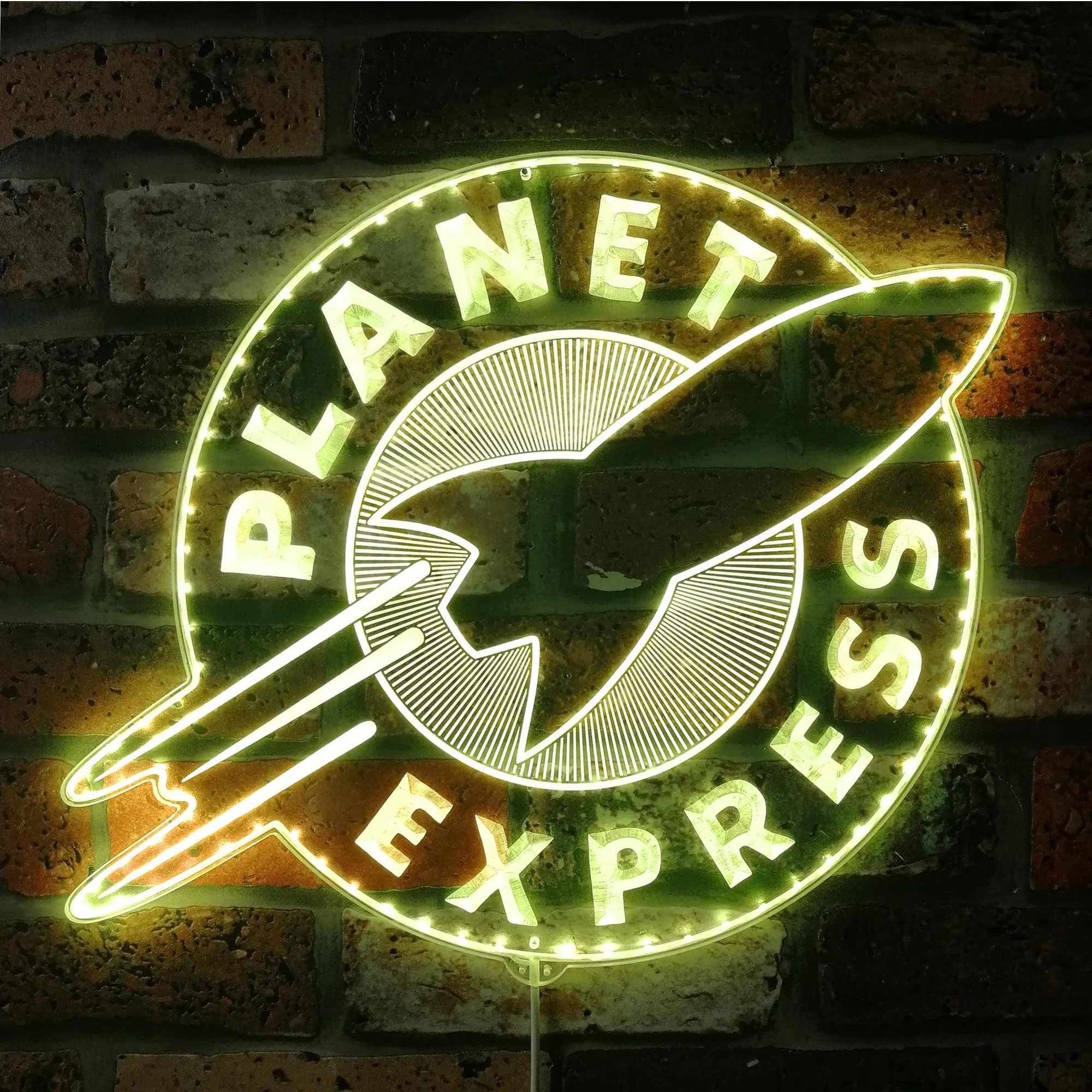Planet Express Futurama Neon LED Sign with Dynamic RGB Colors - Image 7