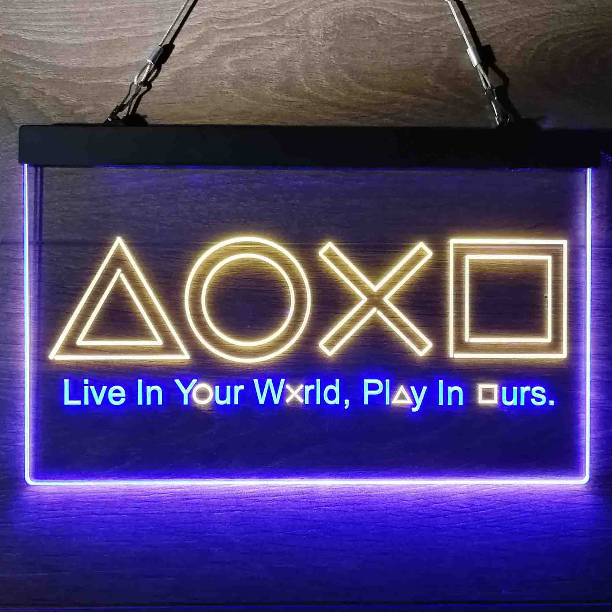 PlayStation Icons Light Game Room Neon Light LED Sign - Image 10