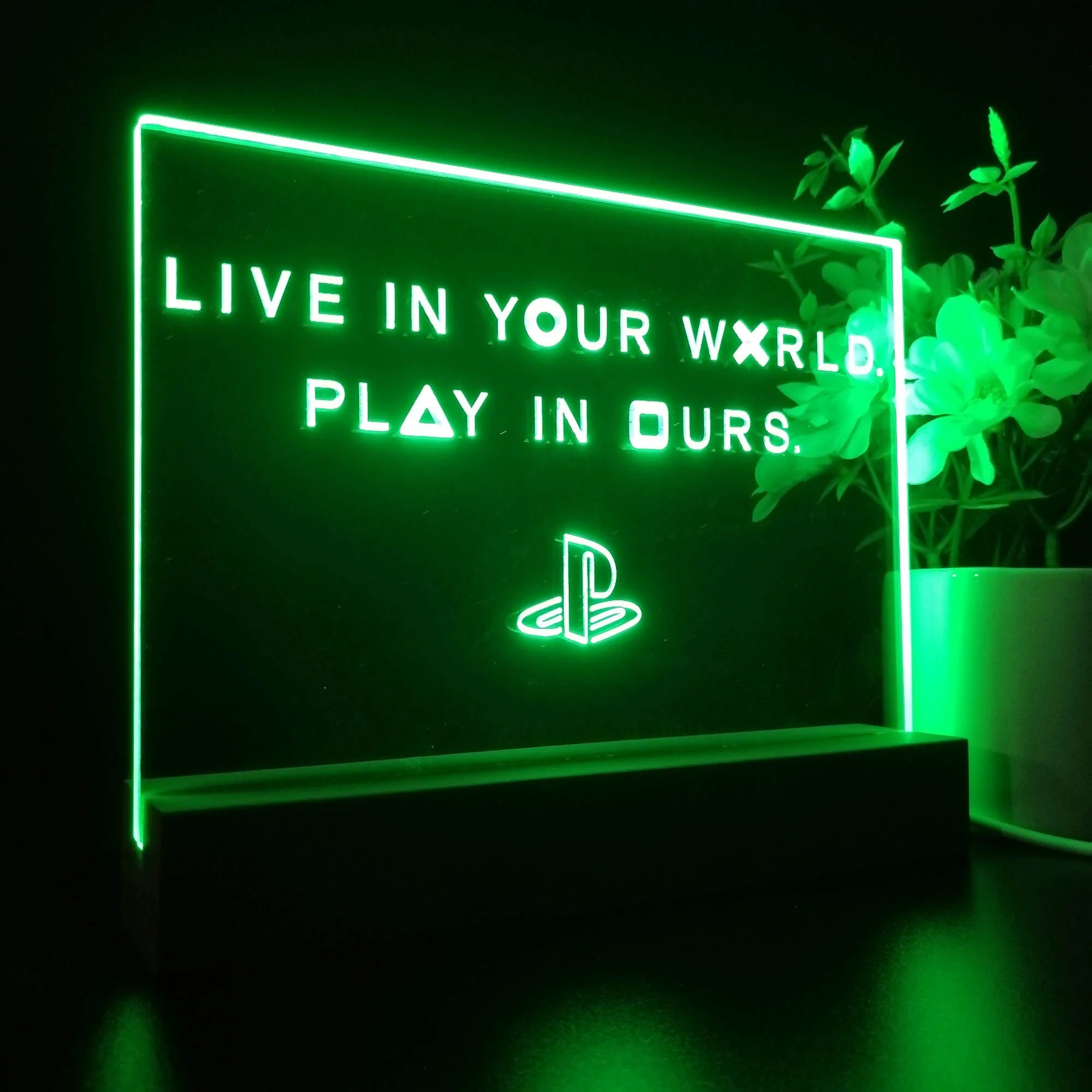 Playstation Play In Ours Neon Sign Game Room Lamp - Image 5