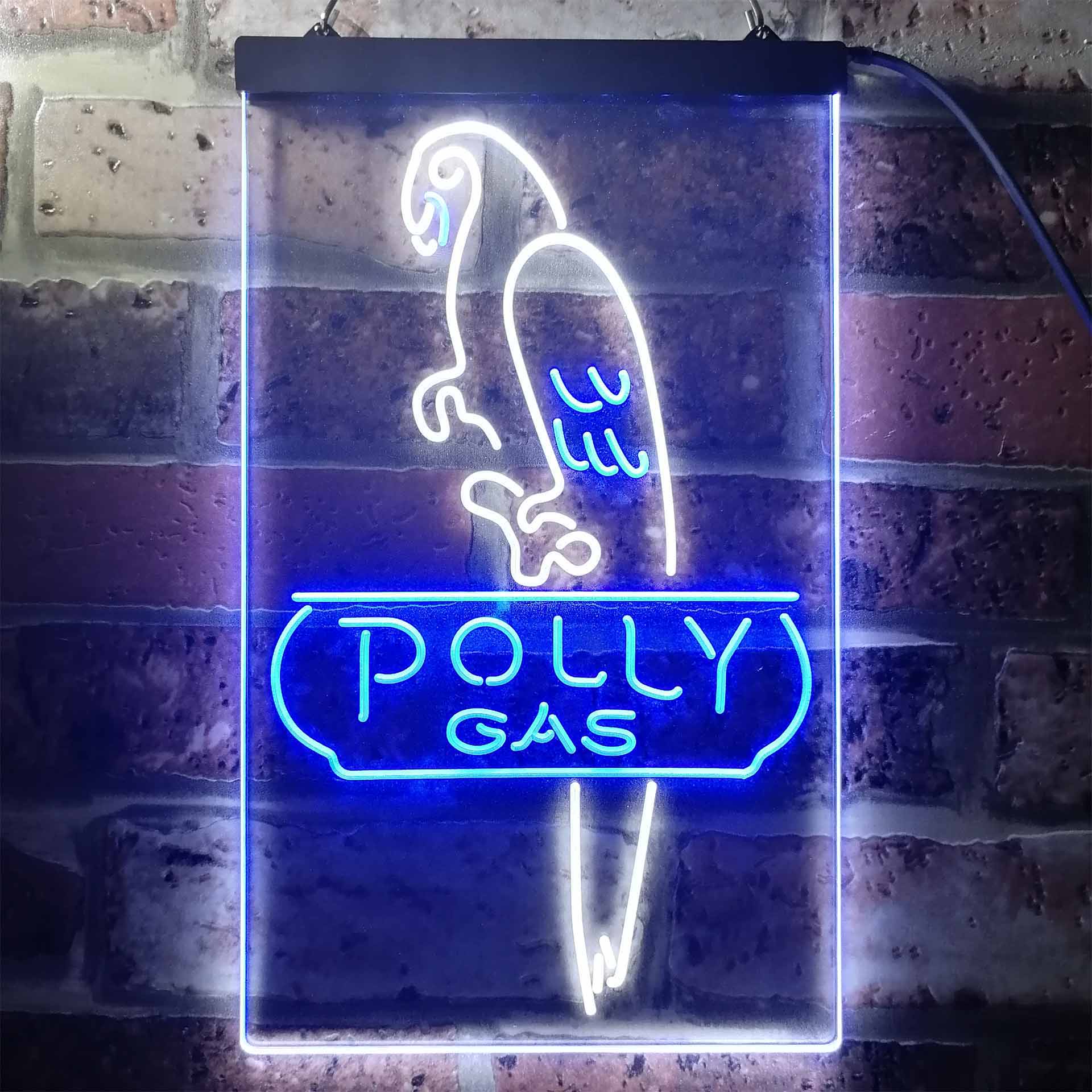 Polly Gas Parrot Neon-Like LED Sign - Image 2