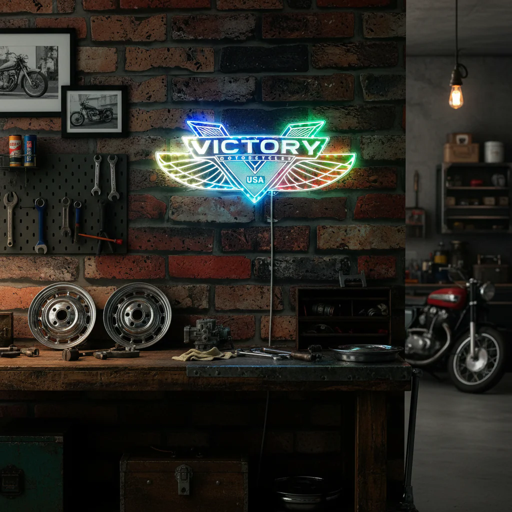 Pontiac Vintage 50s Neon LED Sign with Dynamic RGB Colors - Image 14