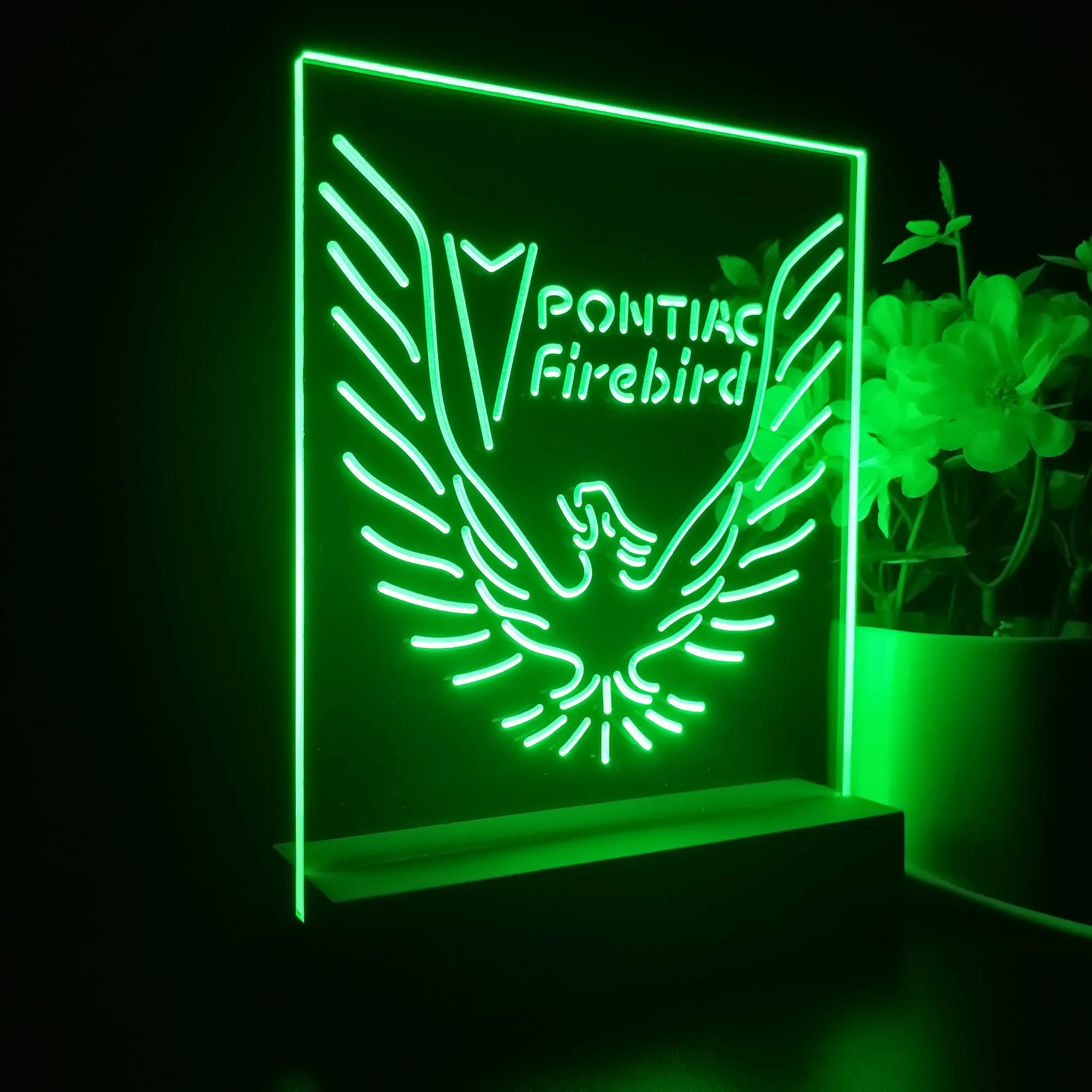 Pontiacs Firebirds 3D Illusion Night Light Desk Lamp - Image 5