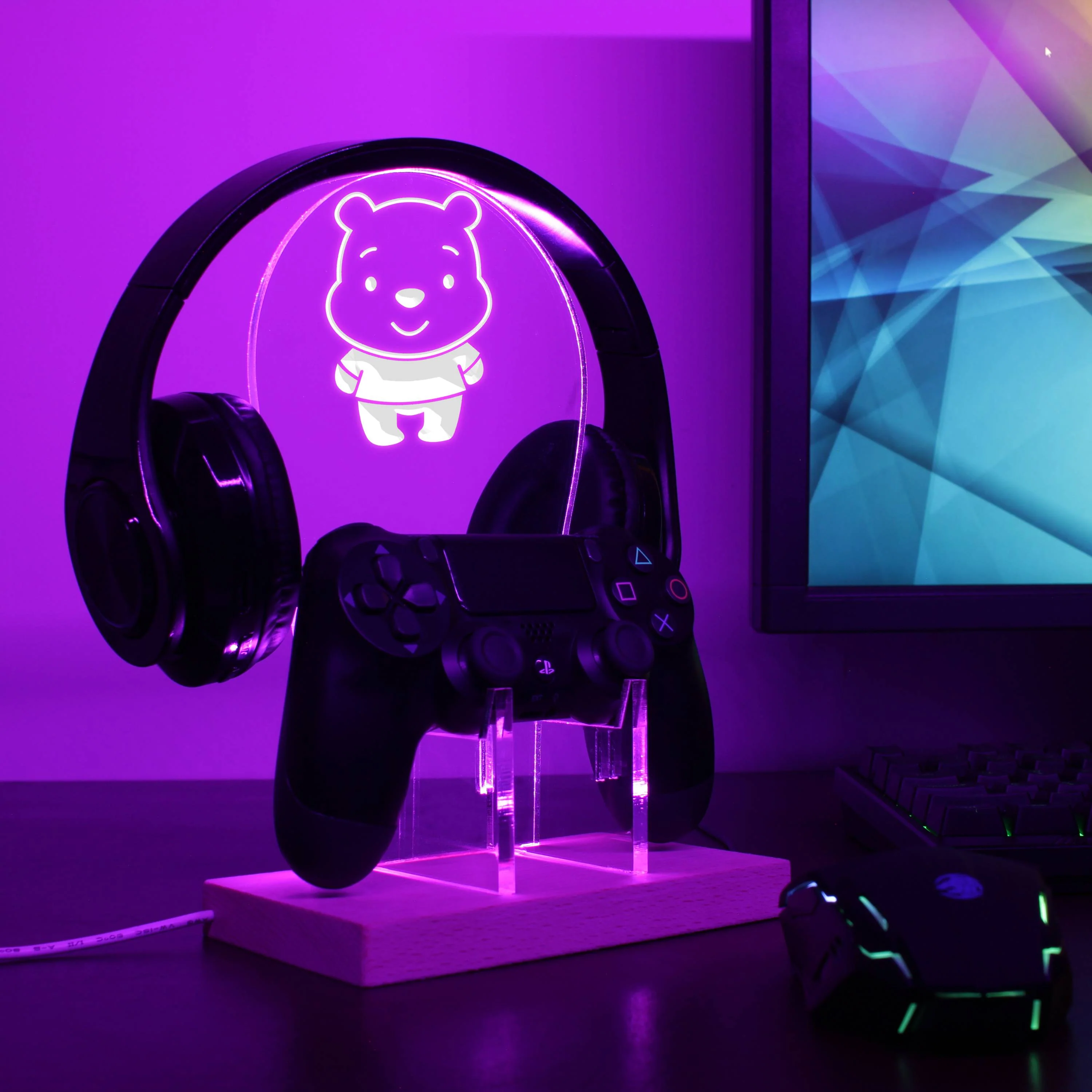 Pooh LED Gaming Headset Controller Stand - Image 3