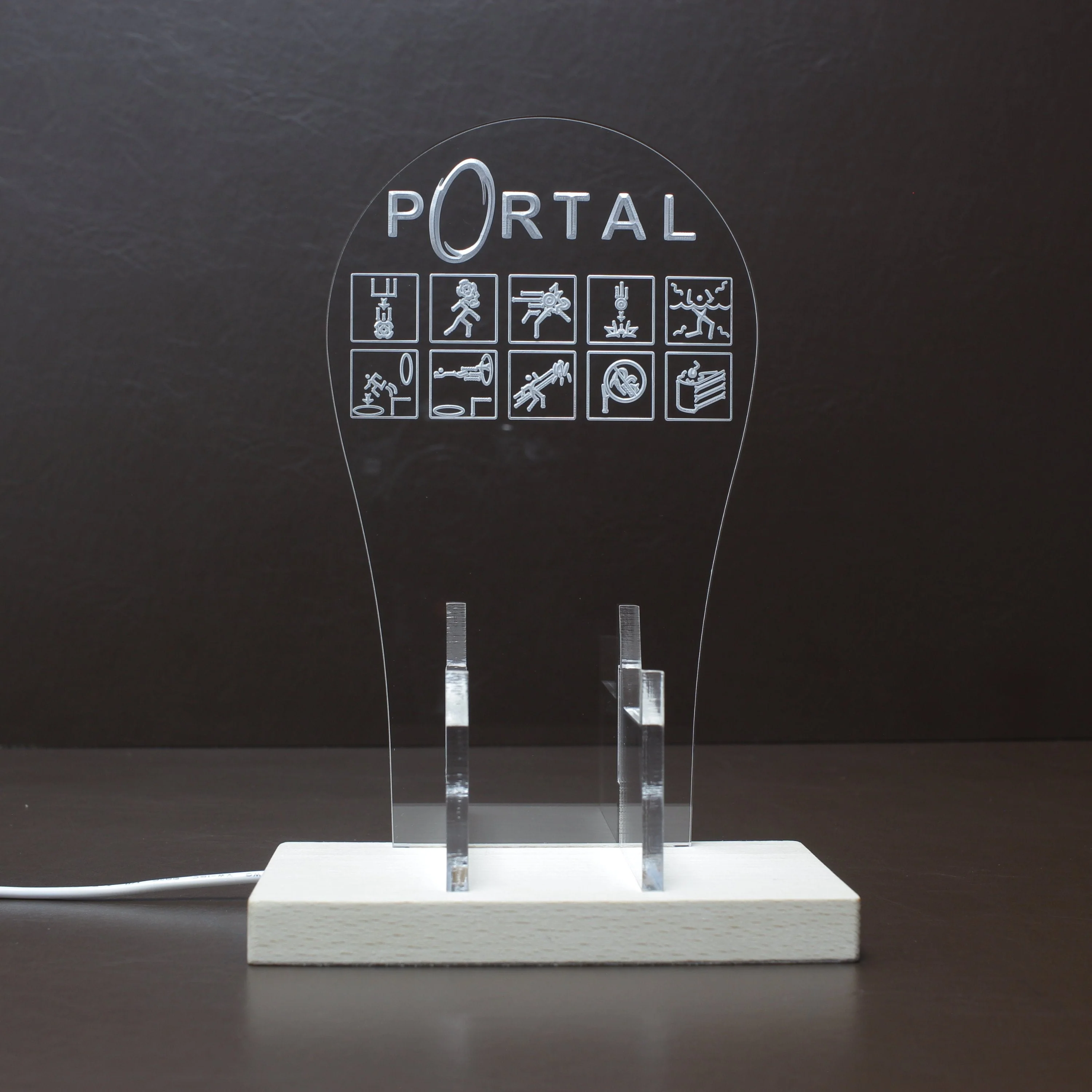 Portal LED Gaming Headset Controller Stand - Image 10