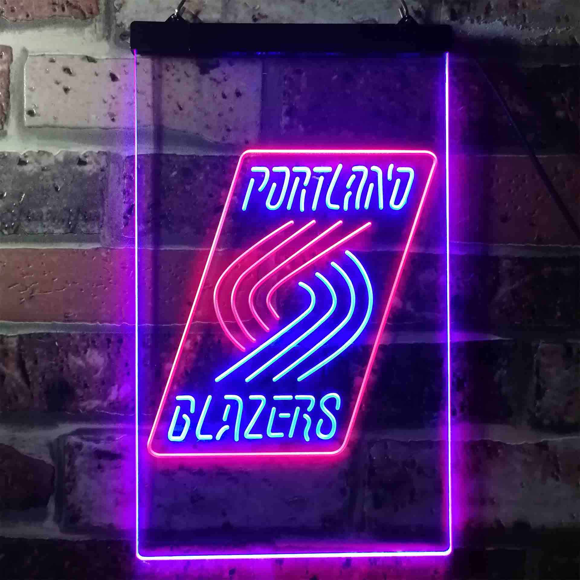 Portland Trail Blazers Baseketball Neon-Like LED Sign - Image 10