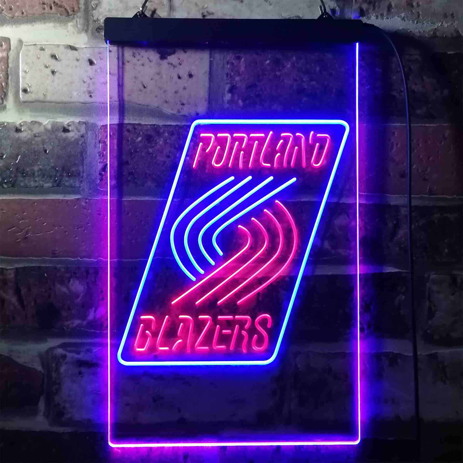 Portland Trail Blazers Baseketball Neon-Like LED Sign - Image 13